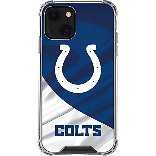 Official NFL Indianapolis Colts Clear Phone Case for iPhone 13 Mini - Slim Protective Cover with Scratch-Resistant Design - Perfect for Game Day, Sports Fans & Everyday Use