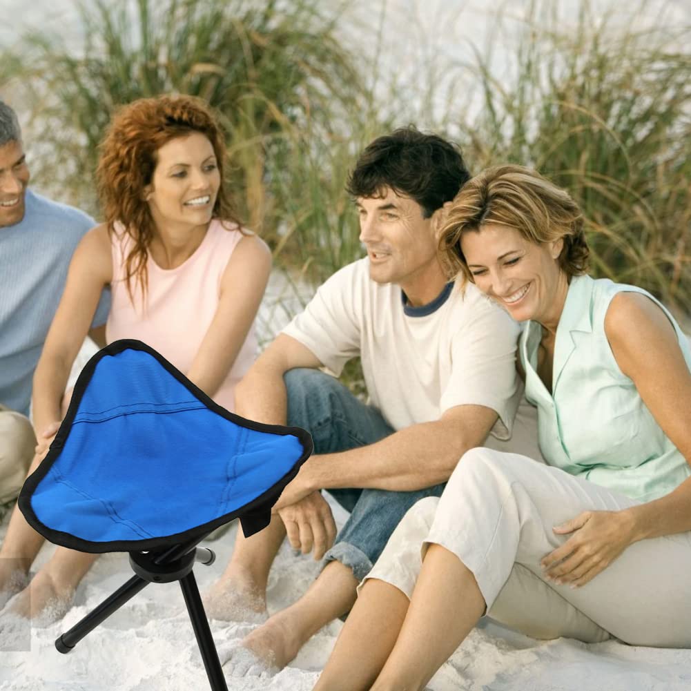 Portable Folding Camping Stool - Lightweight Outdoor Chair with 11.02