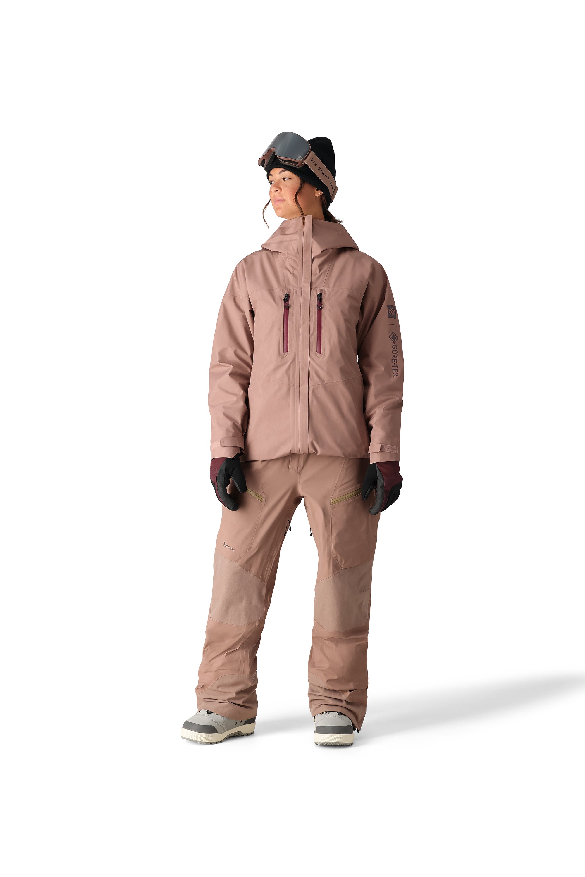 686 Women's GORE-TEX Skyline Waterproof Shell Jacket 2025 - Lightweight Windproof Raincoat for Hiking, Skiing & Outdoor Adventures