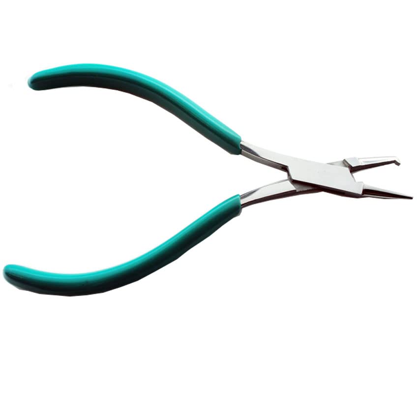 Split Ring Pliers for Jewelry Making - Professional Split Jump Ring Opener Tool, Keychain Pliers for Opening Split Rings & Key Rings - Perfect for DIY Jewelry, Crafts, and Keychain Repair Projects