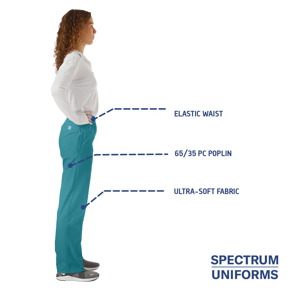 Unisex Ultrasoft Classic Scrub Pants with Elastic Waist - Comfortable Medical & Cargo Pants for Doctors, Nurses & Healthcare Professionals | Perfect for Hospital Shifts, Clinics & Long Work Hours