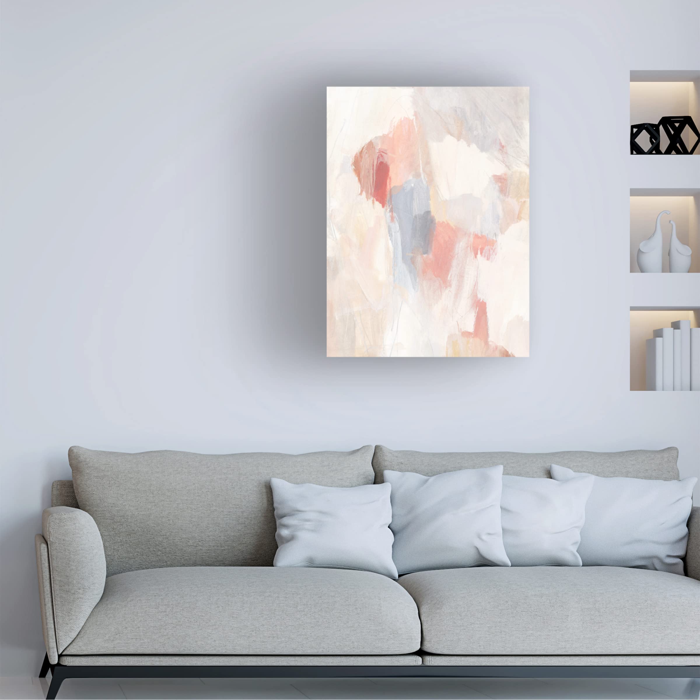 Annie Warren 'Love Bomb II' Canvas Art Print - Modern Wall Decor for Living Room, Bedroom & Office - Trademark Fine Art Collection