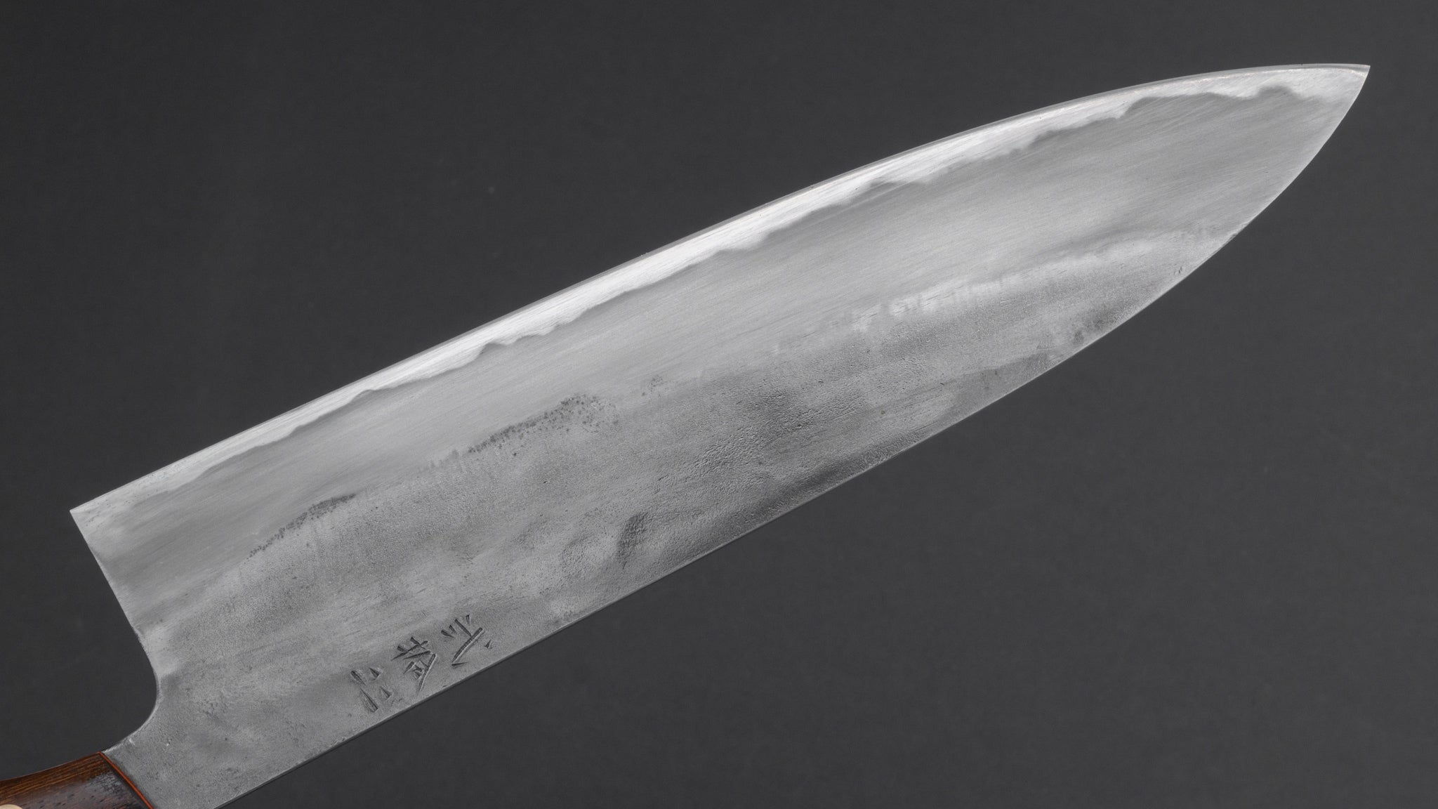 Premium Jiro Tsuchime Yo Gyuto 210mm Japanese Chef Knife with Tagayasan Handle - Professional Kitchen Tool for Slicing, Dicing & Meat Cutting (#024)