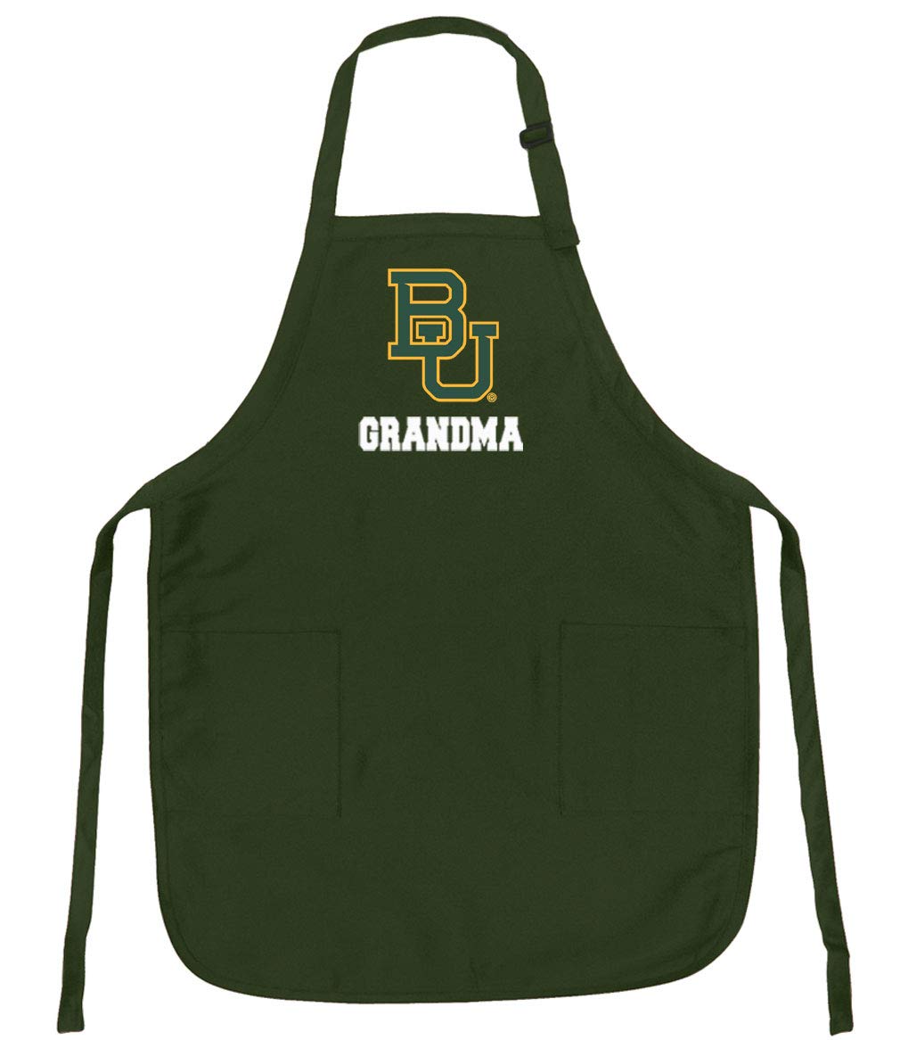 Baylor University Apron for Women - Premium Cotton Kitchen Apron for Cooking, Baking, Grilling - Perfect Gift for Grandma, Mom & Chefs - Ideal for BBQ Parties, Holiday Cooking & Home Kitchen Use