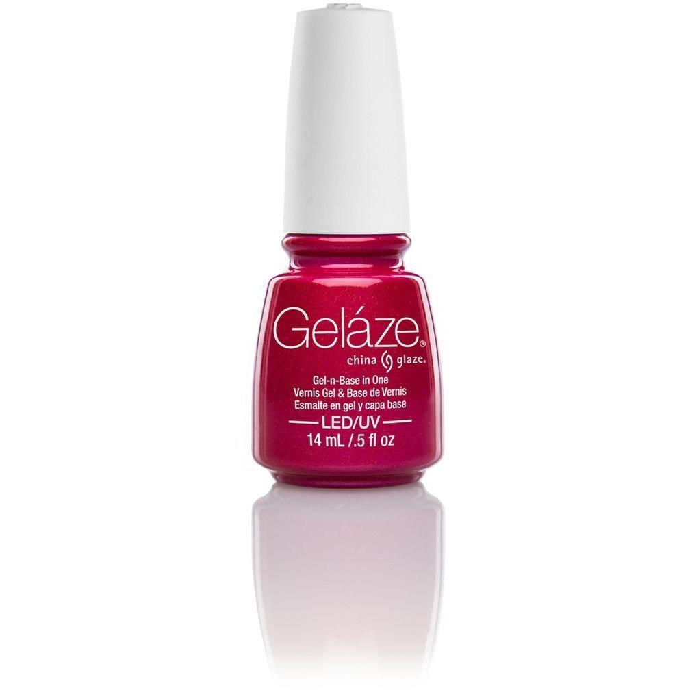 China Glaze Gelaze Nail Polish - 108 Degrees, 0.5 oz (#81817) - Long-Lasting Gel-Like Shine for Manicures & Pedicures
