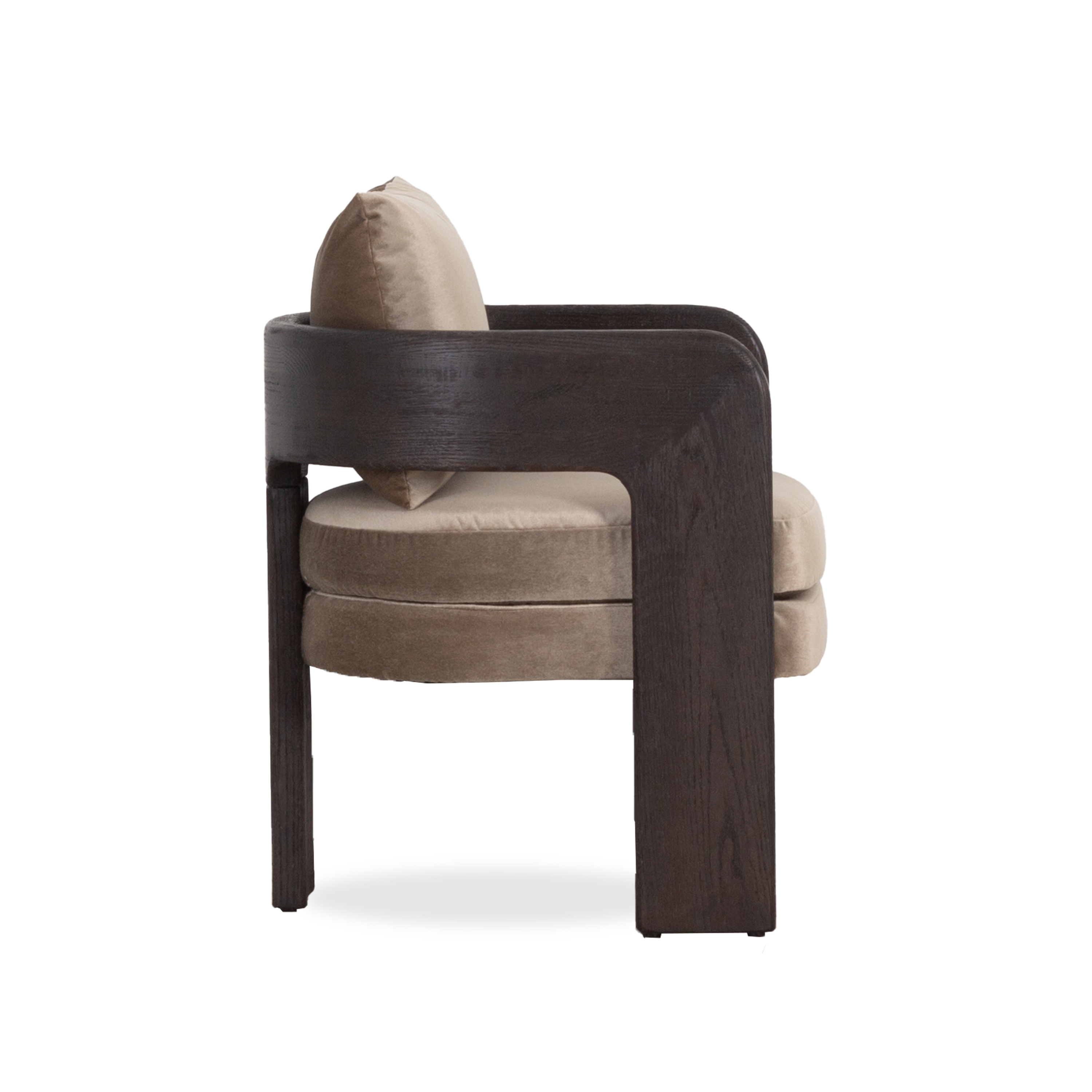 Baril Dining Chair - Modern Wooden Dining Room Chairs Set of 2, Comfortable Kitchen Chairs with Padded Seat - Perfect for Dining Room, Kitchen, Breakfast Nook & Home Office