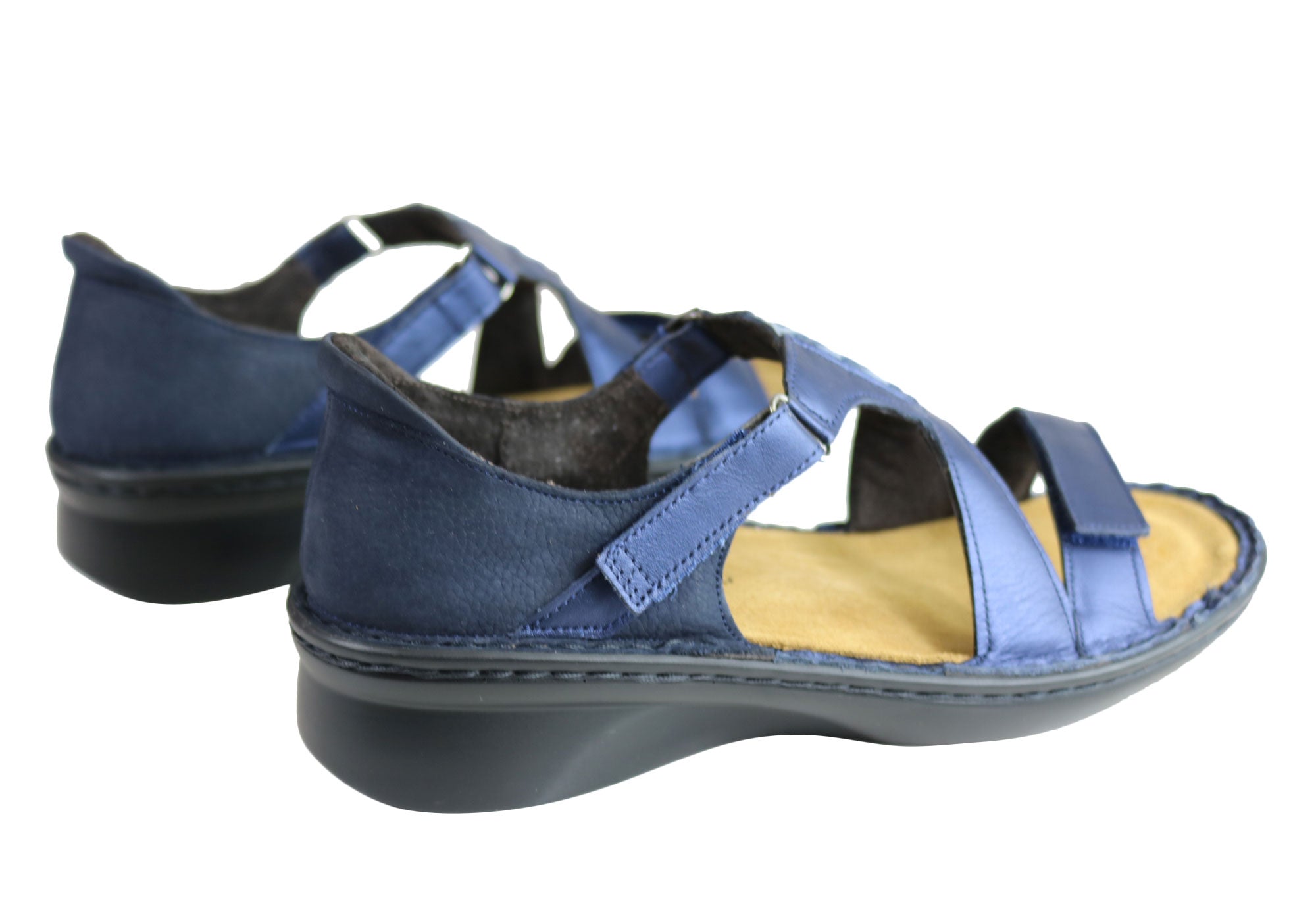 Naot Figaro Women's Leather Comfort Sandals - Wide Fit, Orthotic Friendly - Perfect for Walking, Travel & Casual Wear