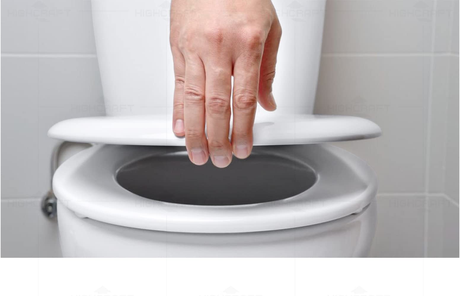 Slow Close Round Plastic Toilet Seat - Easy to Remove & Install, White - Perfect for Bathroom Upgrades & Home Renovations