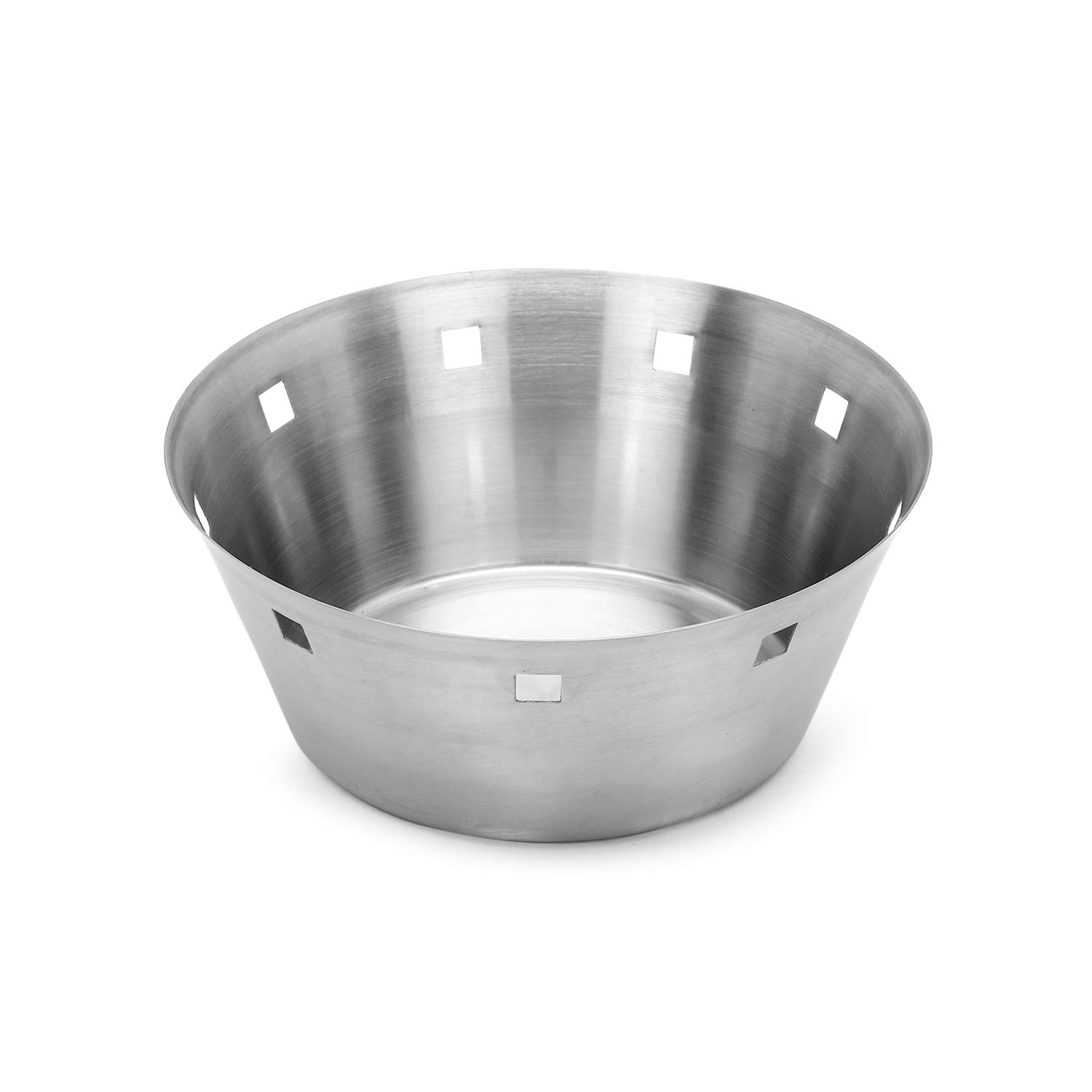 Stainless Steel Modern Bread and Fruit Serving Basket - Elegant Kitchen Serving Tray for Breakfast, Brunch, and Party Snacks