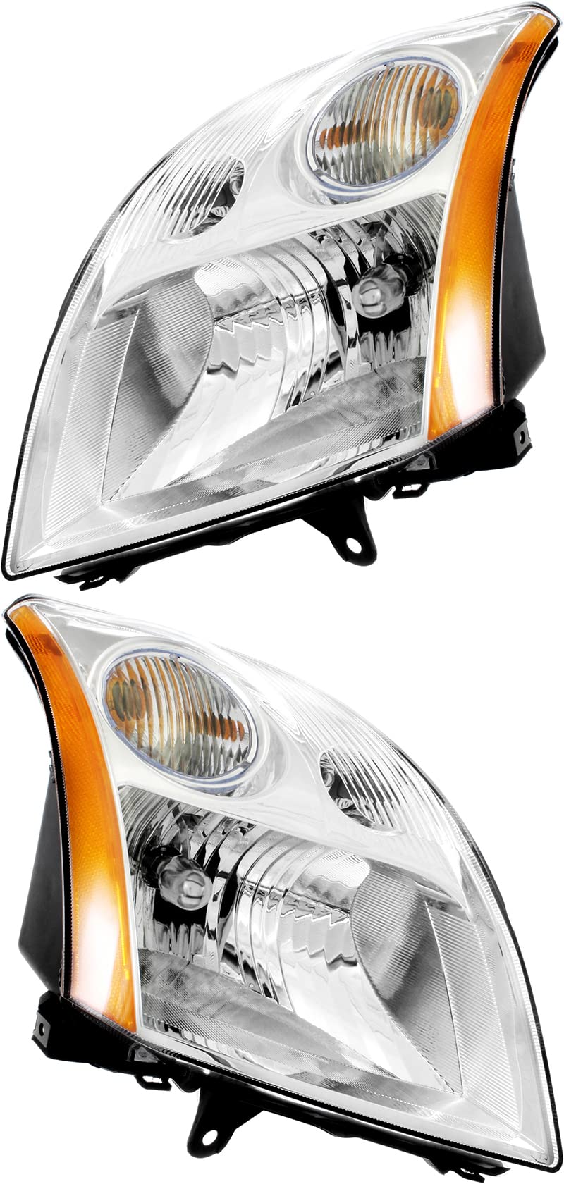Nissan Sentra Headlights Replacement Set - Compatible with 2007 2008 2009 Models - Halogen Headlamp Assembly for Driver & Passenger Side - Perfect for Night Driving and Foggy Conditions