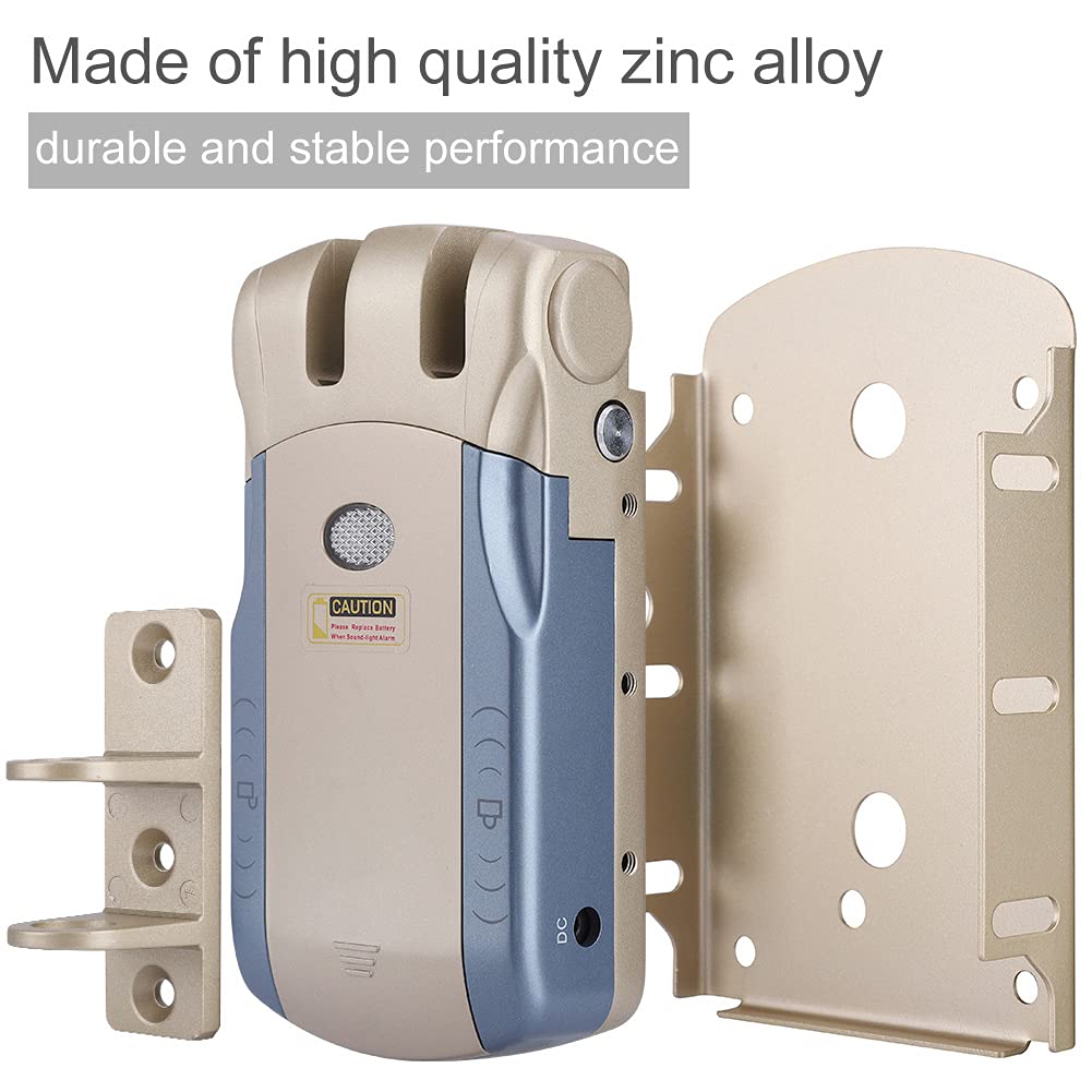 Smart Keyless Door Lock - Touch, Remote & Phone Control (Optional) - Easy Installation for Home, Office, Hotel & Dormitory - Modern Secure Entry System for Enhanced Safety & Convenience