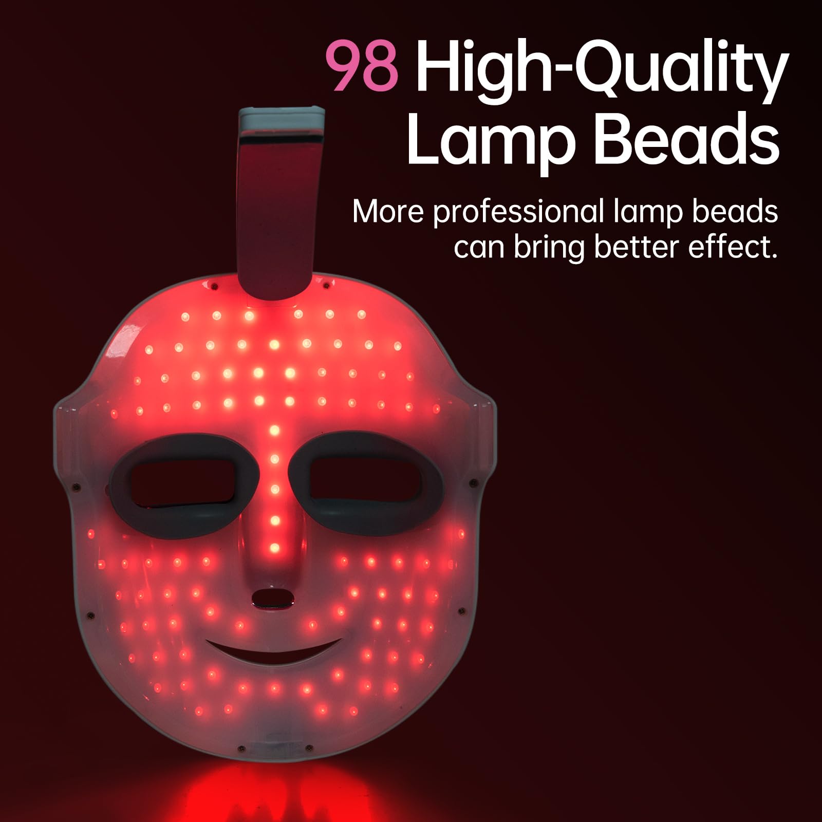 7-Color LED Red Light Therapy Mask for Face - Anti-Aging & Skin Rejuvenation Treatment with Hot Compress Function | At-Home Facial Care Device for Wrinkles, Acne & Glowing Skin (P04 Pro Model) - Perfect for Daily Skincare Routine & Spa Treatments