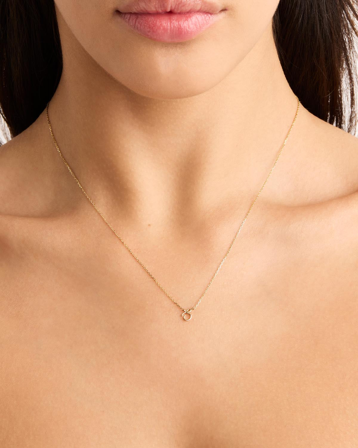 14K Solid Gold Love Letter Necklace for Women - Personalized Romantic Jewelry Gift for Her - Perfect for Anniversaries, Valentine's Day & Special Occasions