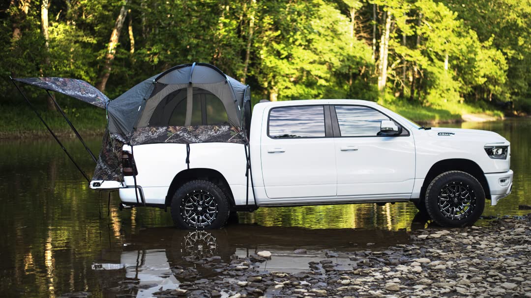 Napier Sportz Truck Bed Tent - Camouflage Design for Camping & Outdoor Adventures | Perfect for Pickup Trucks