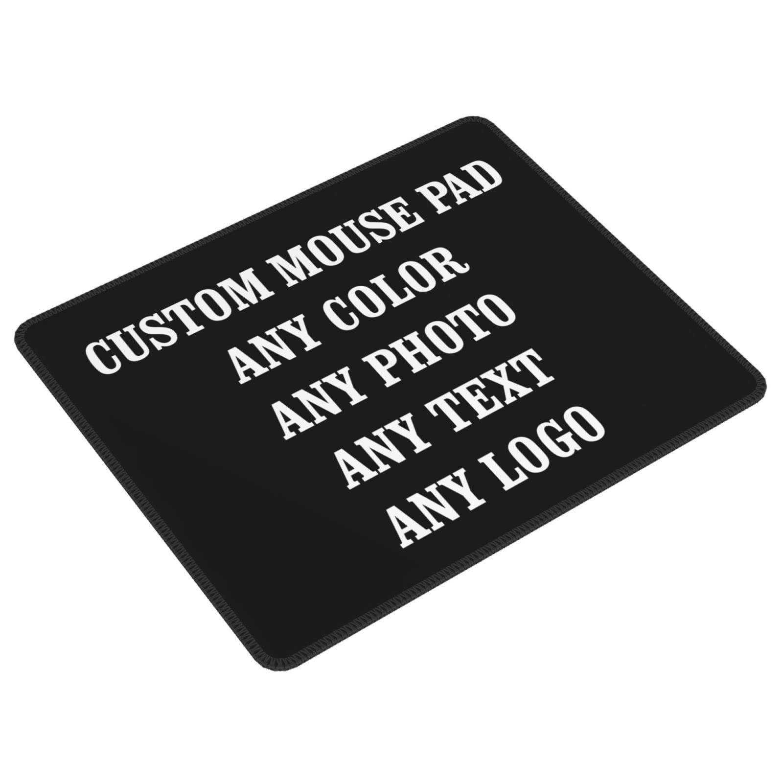 Custom Photo Mouse Pad - Personalized with Your Picture, Text & Logo - 8.3
