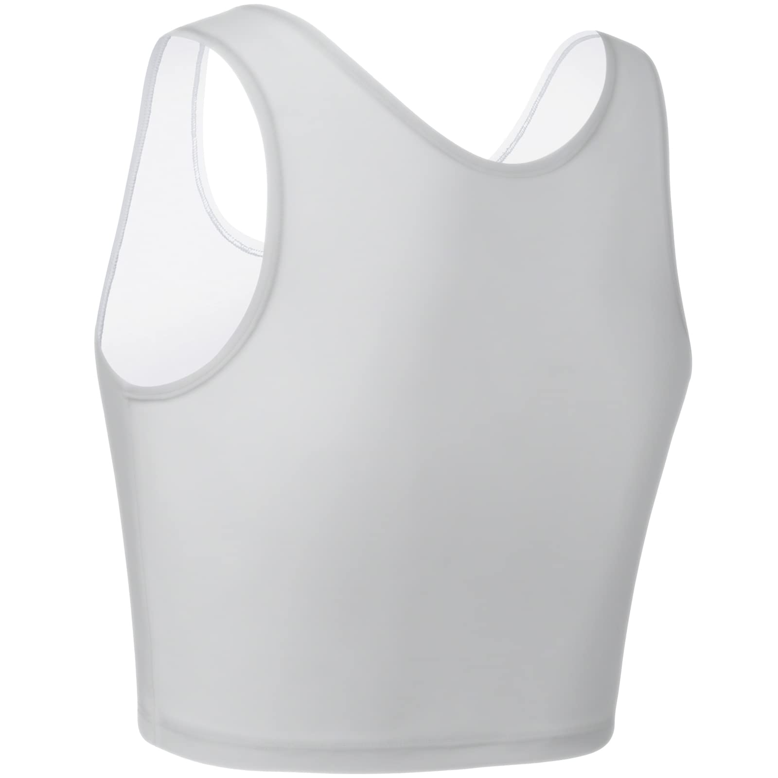 FTM Chest Binder for Transgender Men - Breathable Zip Up Half Binder - Comfortable Compression Top for Binding & Everyday Wear - Perfect for Workouts, Daily Use & Gender Affirmation