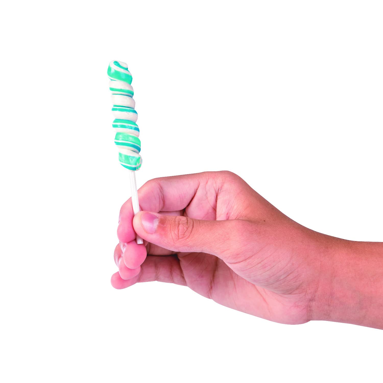 Mini Twisty Lollipops - 48 Individually Wrapped Light Blue Suckers for Carnival, Candy Buffet, Party Favors & Birthday Treats - Perfect for Events, Classroom Rewards & Gift Bags