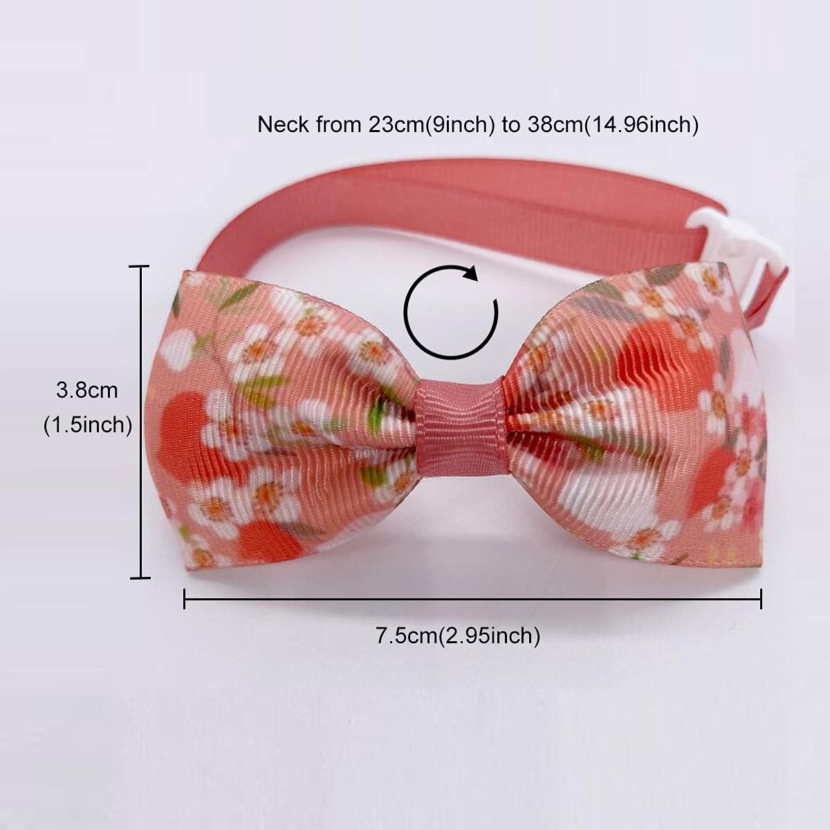 Wepetyo 24Pcs Adjustable Dog Bow Ties - Stylish Pet Collar Accessories for Puppies & Dogs (Mixed Colors) - Perfect for Weddings, Parties & Photo Shoots