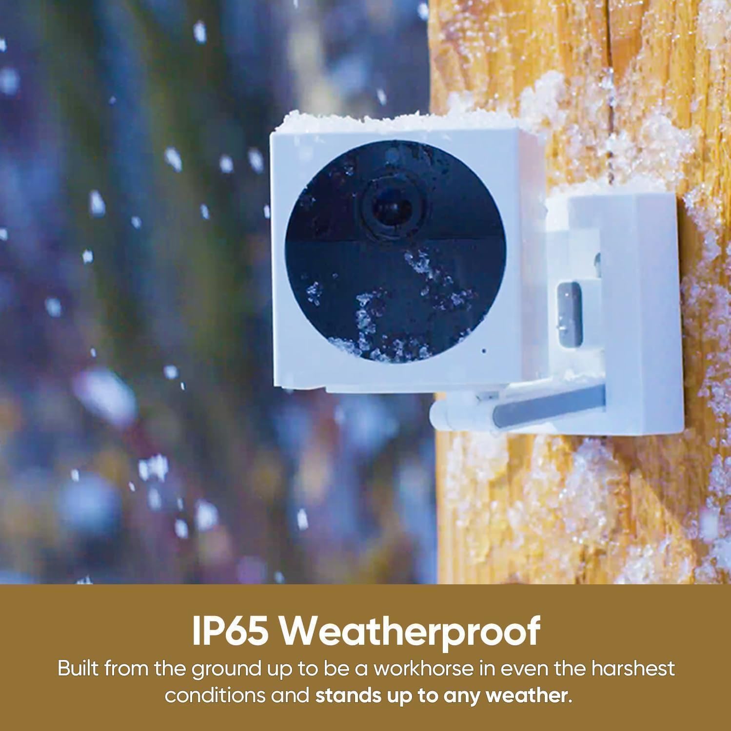 Wyze Cam Outdoor Starter Bundle v2 (1 Camera + Base Station + 128GB SD Card) - 1080p HD Wireless Security Camera, Battery-Powered, Weatherproof IP65, Color Night Vision, 2-Way Audio, Alexa & Google Assistant Compatible - Perfect for Home Security, Baby Monitoring, and Pet Watching
