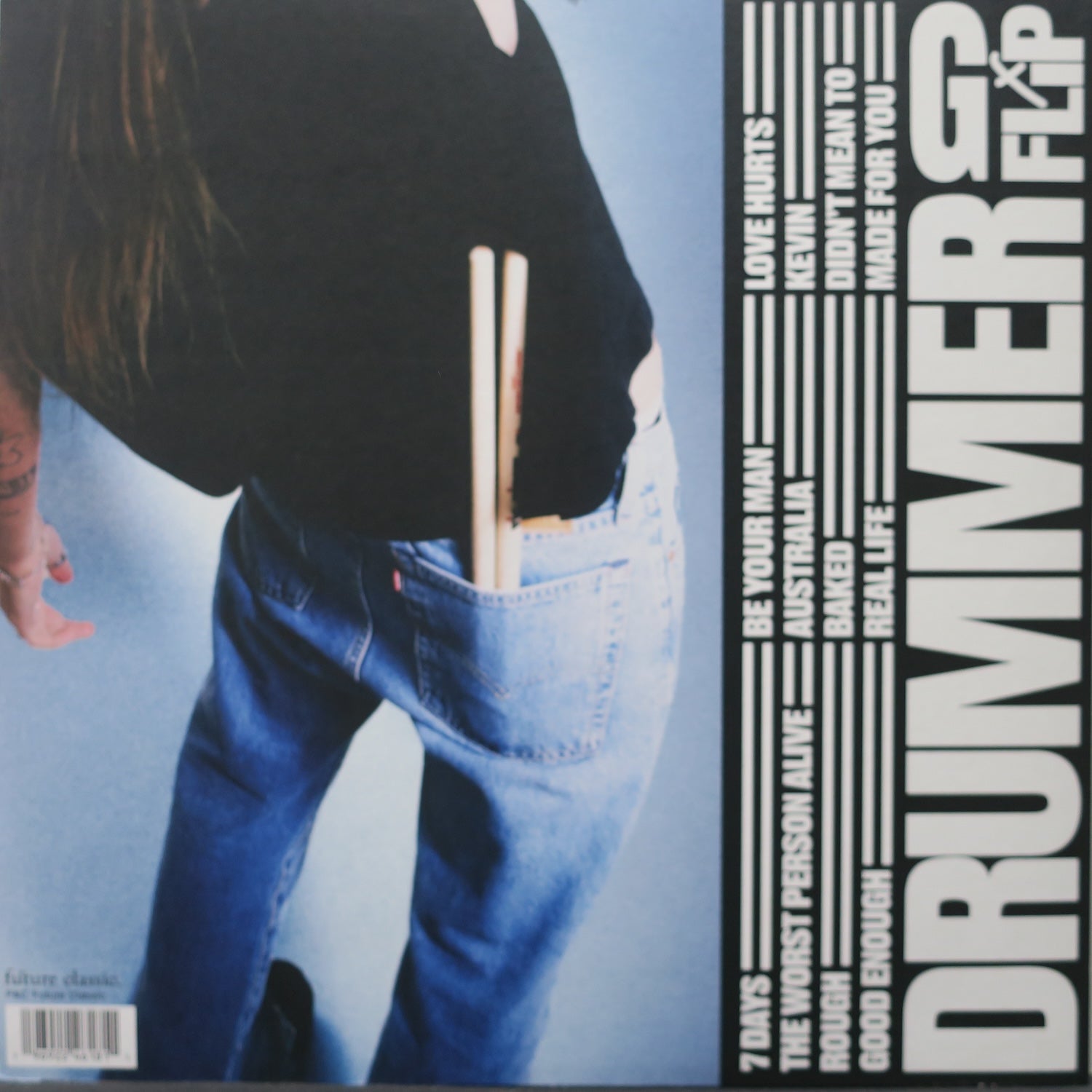 G FLIP 'DRUMMER' Clear Vinyl LP - Limited Edition Australian Indie Pop Record - Perfect for Music Collectors & Vinyl Enthusiasts