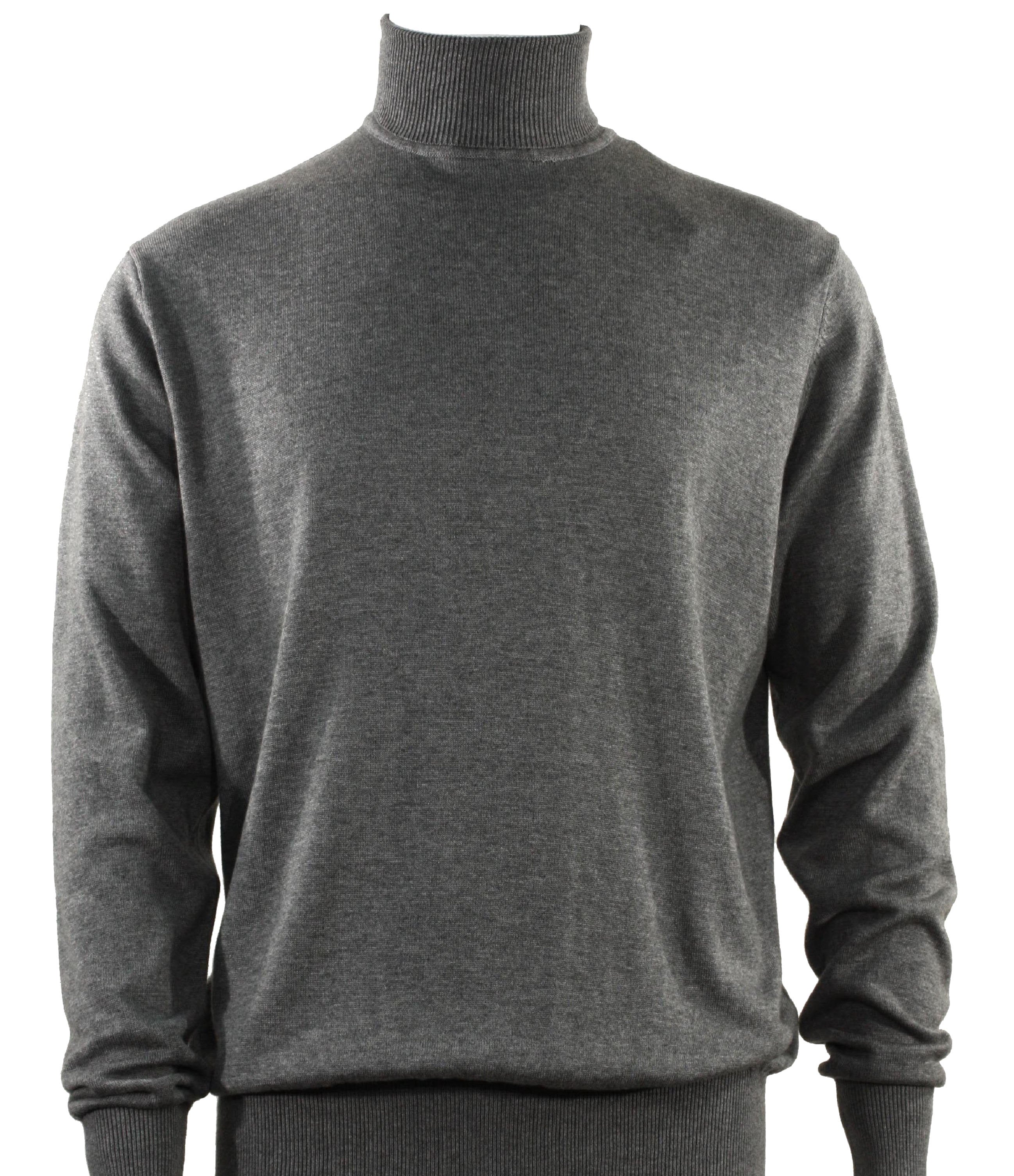 Bassiri Long Sleeve Turtleneck Smoke Sweater 631 - Cozy Winter Pullover for Women, Soft Knit Top for Cold Weather, Perfect for Office, Date Night & Casual Outfits