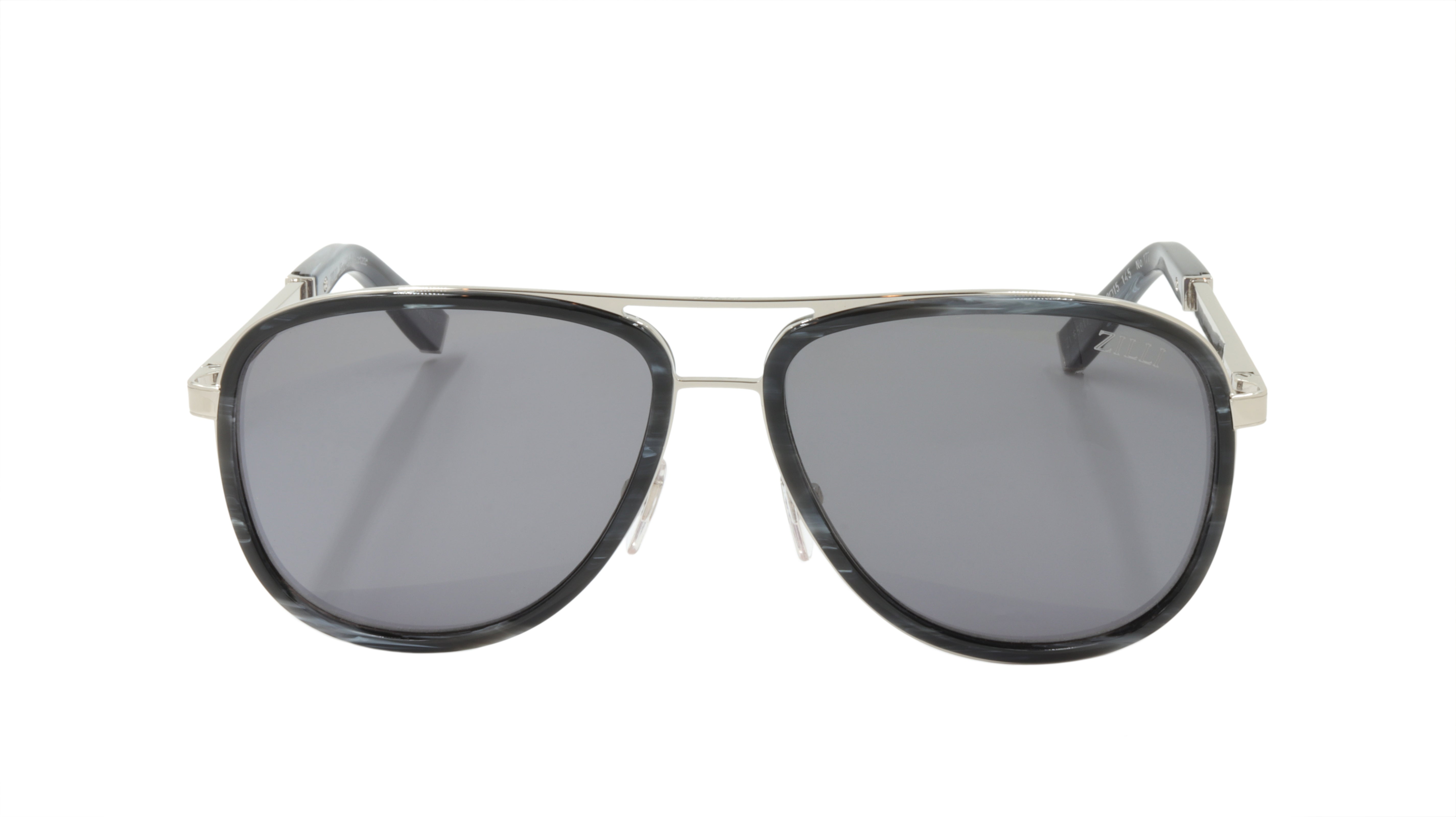 ZILLI Luxury Sunglasses - Titanium & Acetate Frame, Polarized Lenses, Handmade in France (Model ZI 65017 C03) - Perfect for Driving, Travel & Fashion Accessories