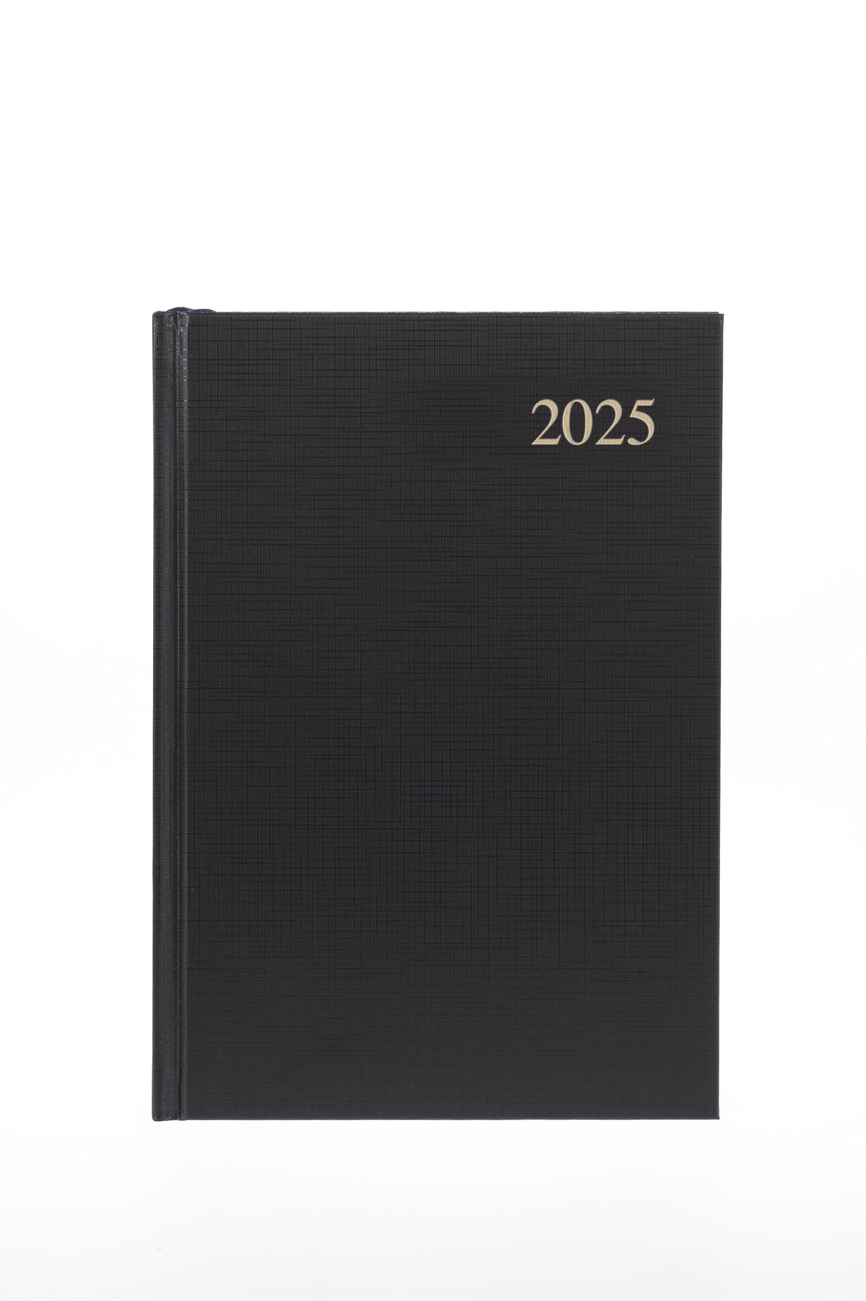 2025 Business Planner - A5 Daily Diary with Leather Hard Cover, Day to a Page Organizer for Professionals (Black) - Perfect for Office, School & Personal Productivity Tracking - ESSA51.99-25