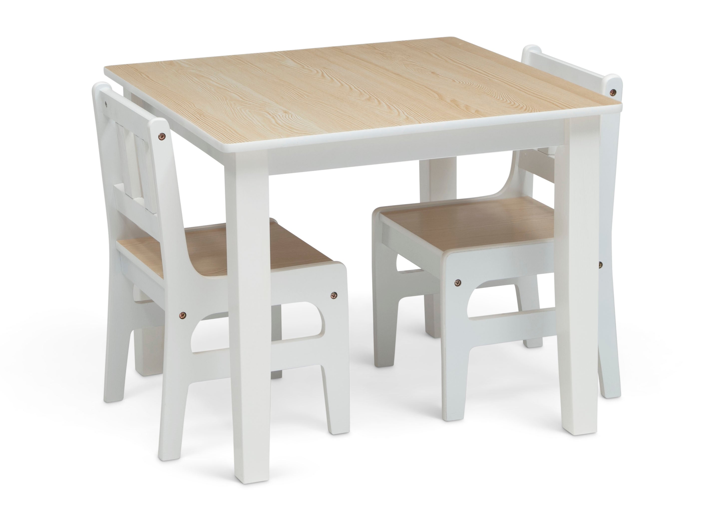 Modern Dining Table and Chair Set for 4 - Kitchen & Breakfast Nook Furniture - Perfect for Small Spaces, Apartments & Cozy Homes