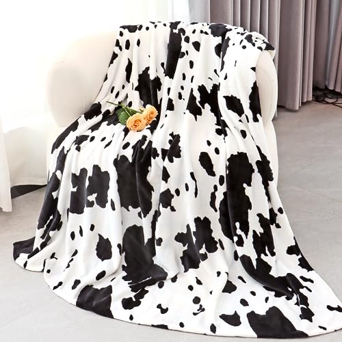 Cowthrowblanket-black