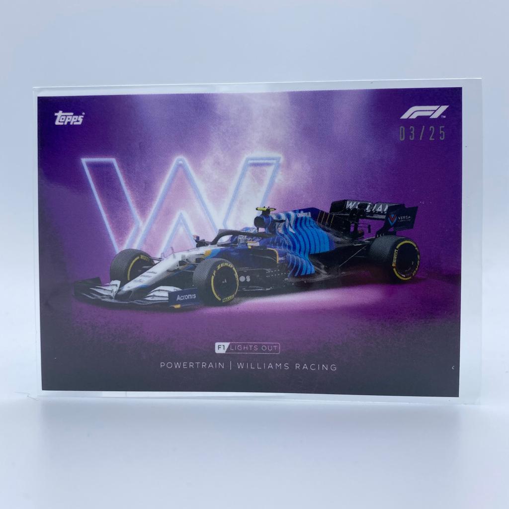Williams Powertrain Purple Parallel Baseball Card - Rare Collectible Sports Memorabilia for Fans & Collectors - Perfect for Trading, Display, and Investment
