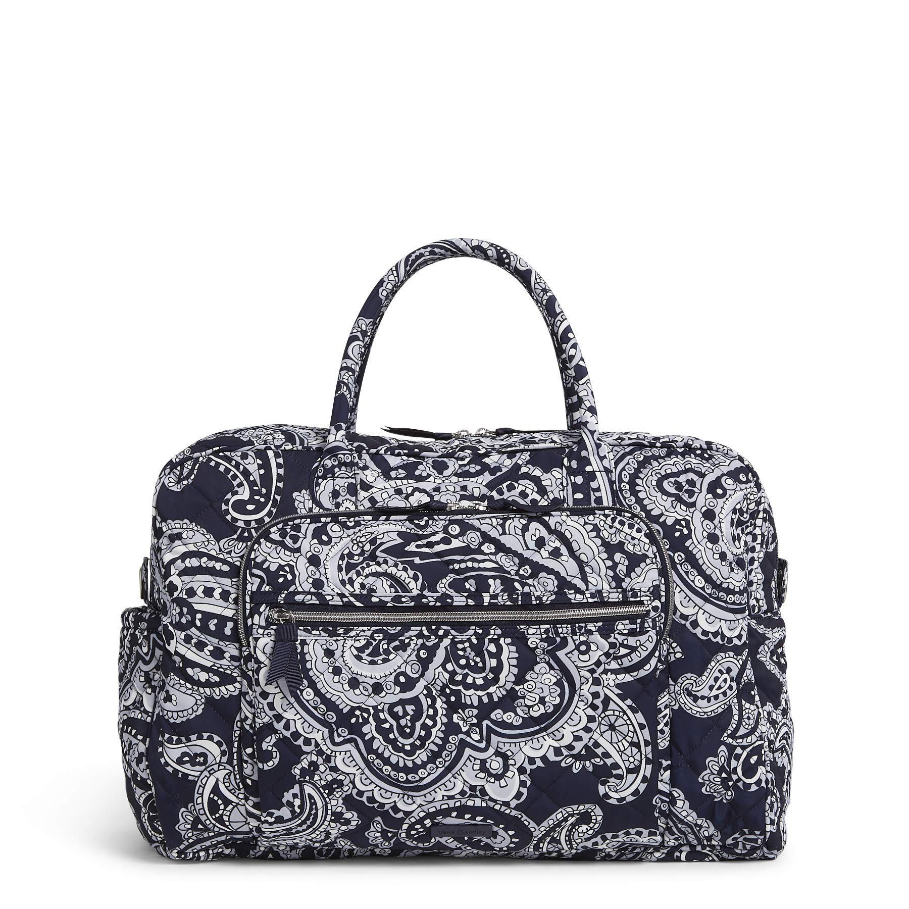 Vera Bradley Performance Twill Weekender Travel Bag - Stylish & Durable Carry-On for Women | Perfect for Weekend Getaways, Business Trips & Gym Essentials