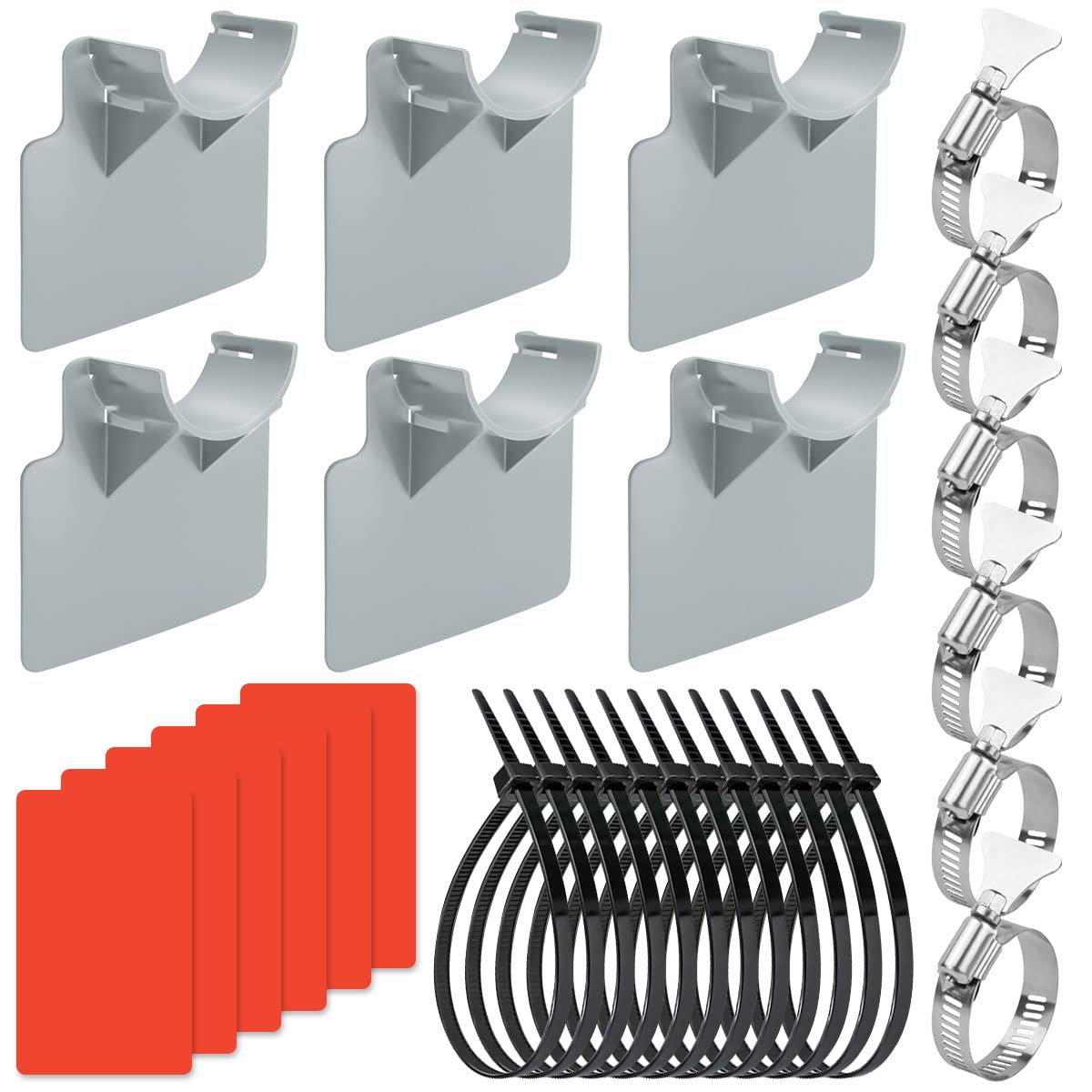 2/6 Sets Swimming Pool Pipe Holder Tool Kit - Hose Holder Fitting for 0.83-1.5
