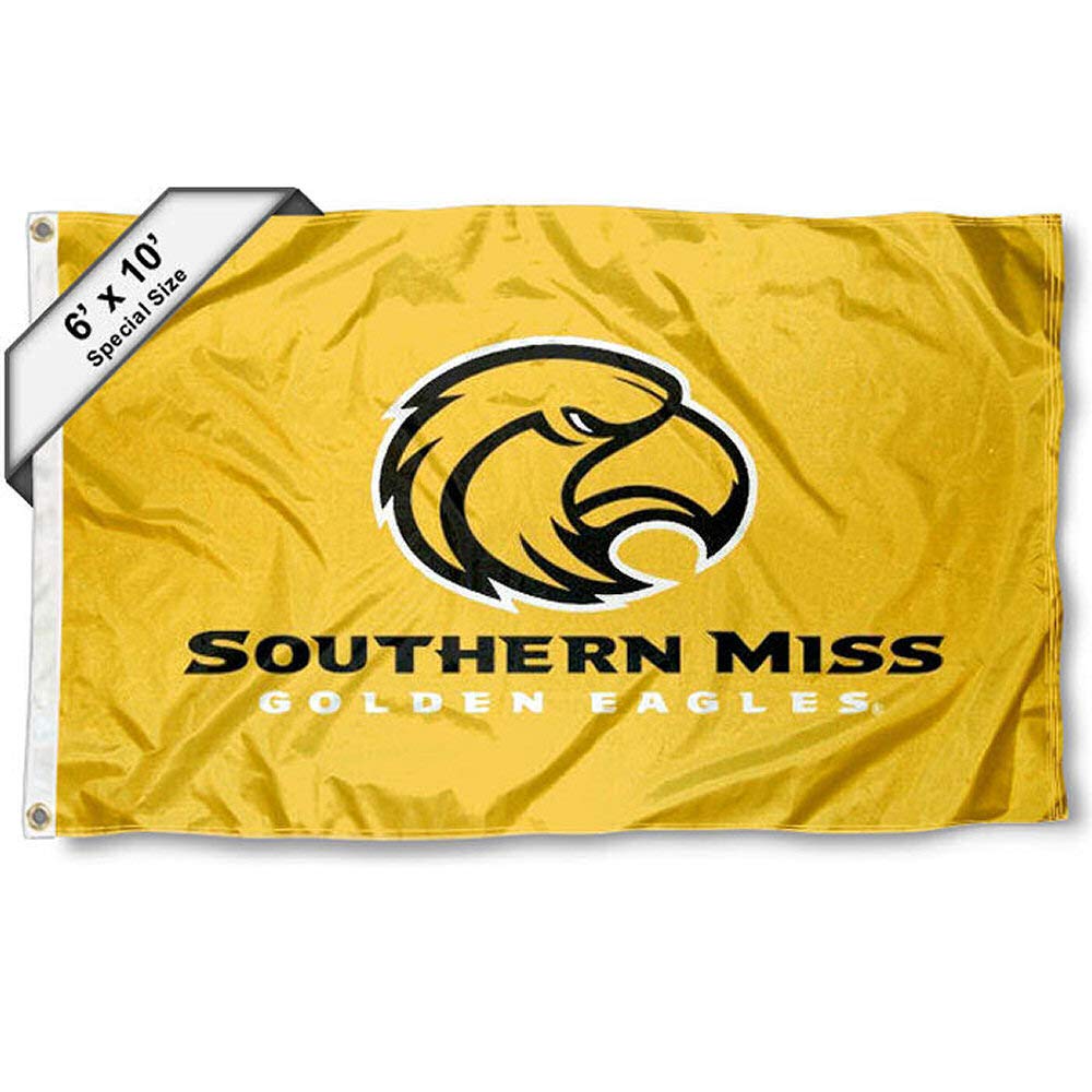 Southern Mississippi Eagles 6x10 Feet College Flag - Durable Outdoor/Indoor Banner for Football Games, Tailgating & School Spirit - College Flags & Banners Co.