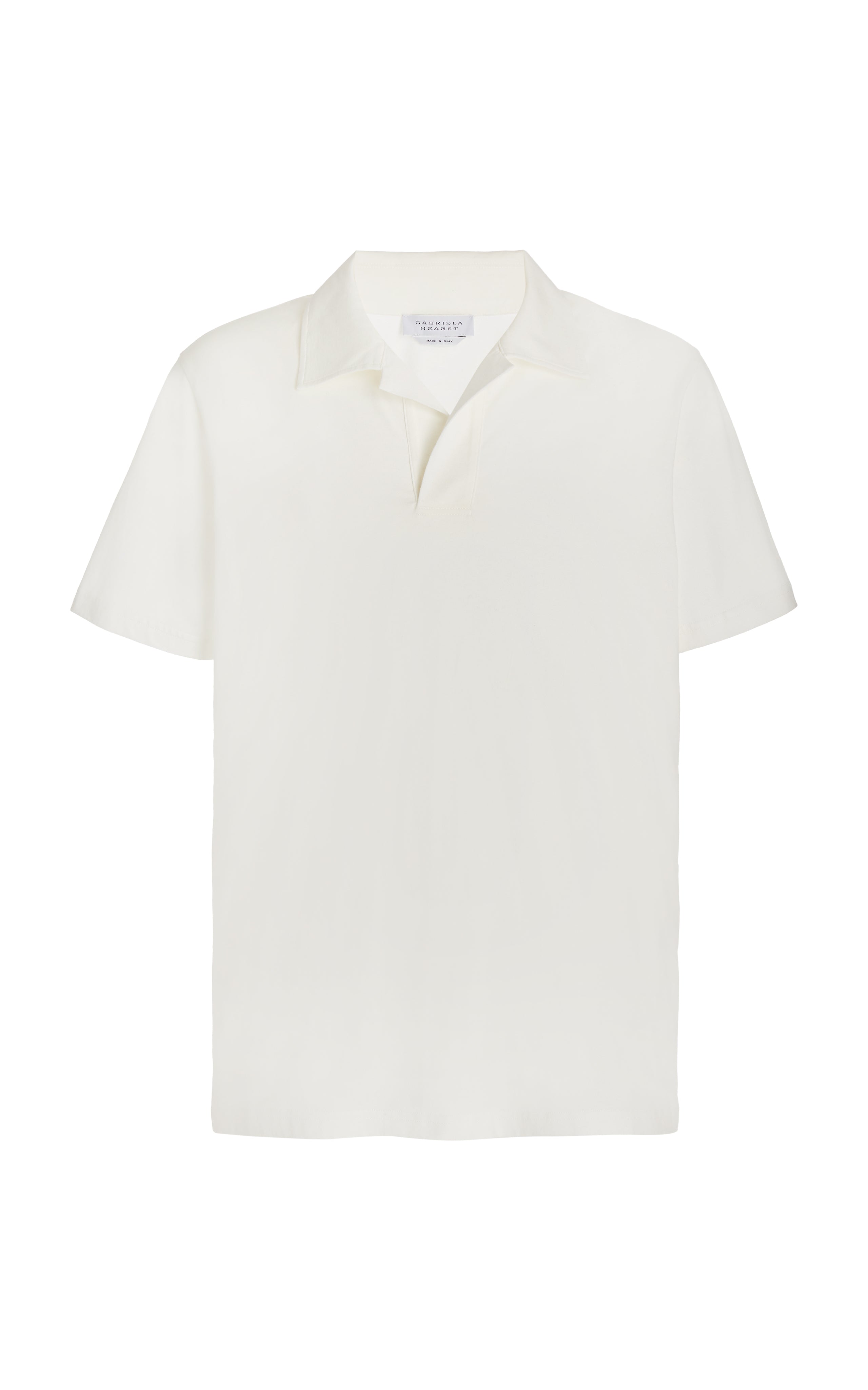Jaime Short Sleeve Polo Shirt - 100% Cotton Jersey Men's Casual Top for Golf, Office & Summer Wear | Breathable White Polo for Men