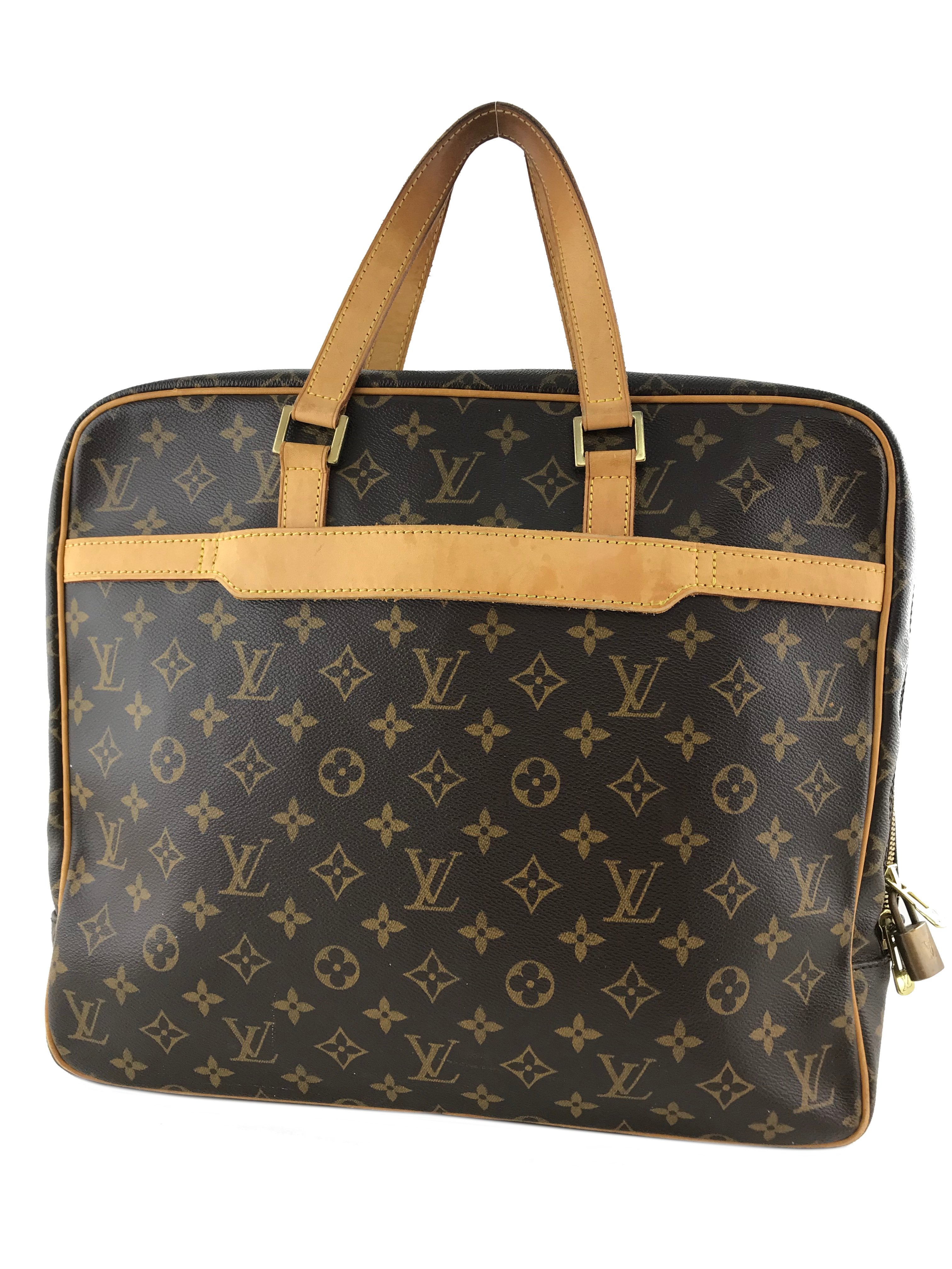 Authentic Louis Vuitton Monogram Canvas Porte Documents Pegase Briefcase - Luxury Business Travel Bag for Professionals & Executives - Perfect for Office, Meetings & Airplane Carry-On