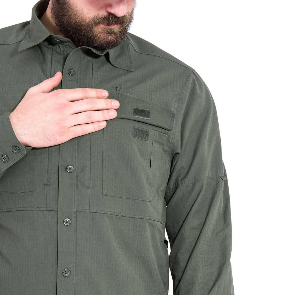 Pentagon Plato Tactical Shirt - Military Camouflage Green - Perfect for Outdoor Hunting, Airsoft & Tactical Training