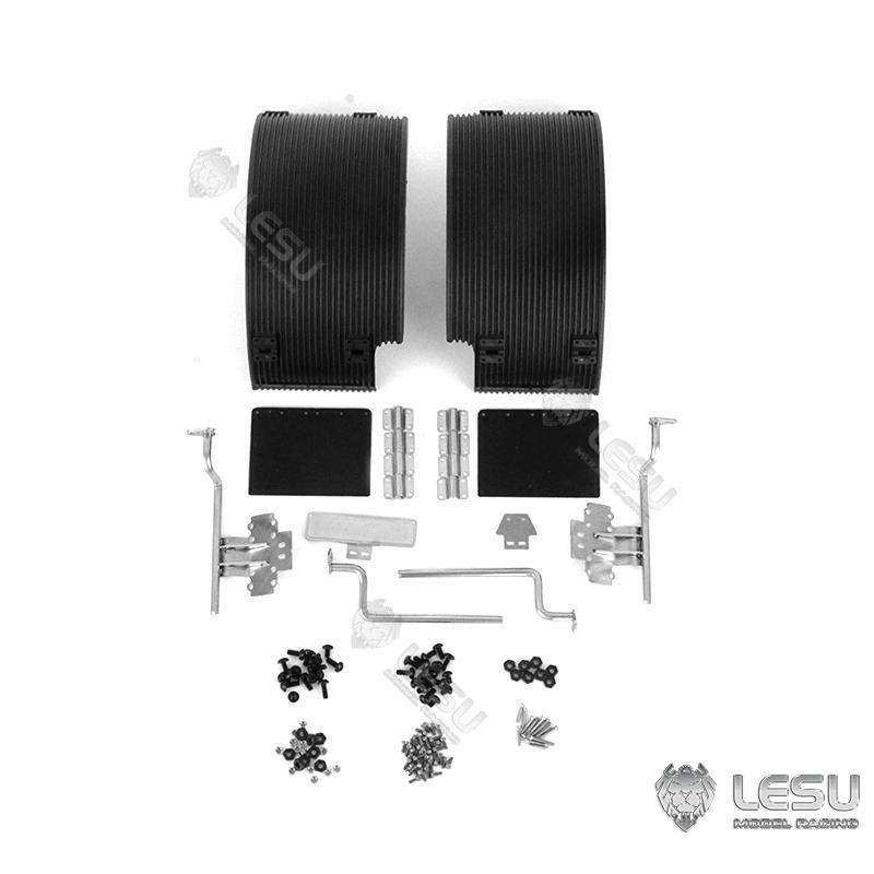 LESU Taillight Rack & Rear Mudguard Mount for 1:14 Scale DIY RC Tractor Truck Dumper - Compatible with TAMIYA Remote Control Model Cars - Perfect for Off-Road Racing & Construction Vehicle Simulation