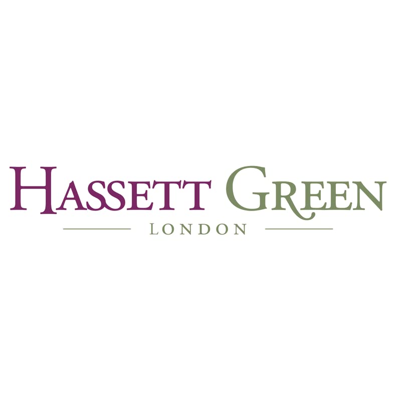Hassett Green London Fragrance Oil Reed Diffuser - 100ml Glass Bottle with 8 Natural Fiber Reeds - Lilac & Lavender Scent for Home & Office Aromatherapy