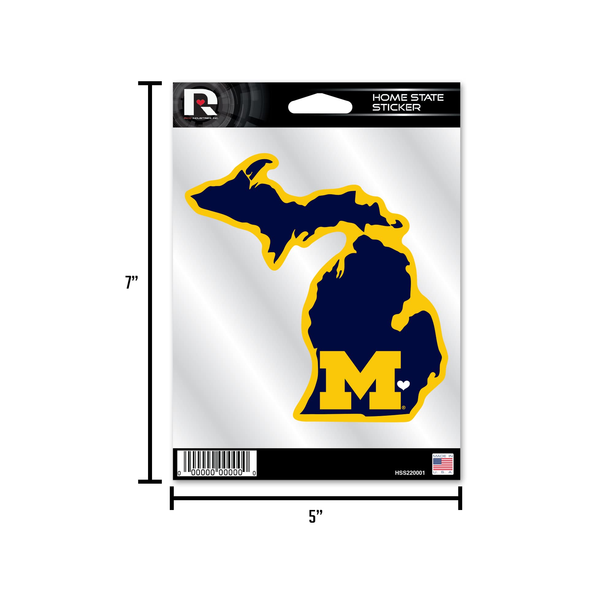 NHL Rico Industries Home State Sticker 5