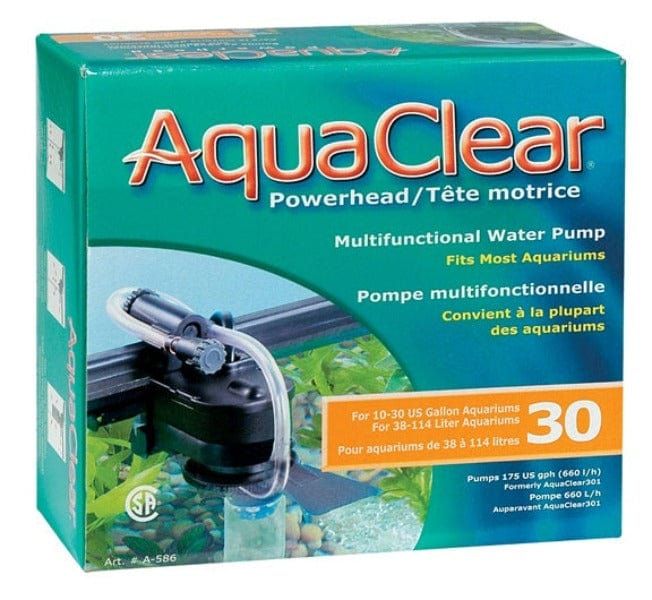 AquaClear Power Head Water Pump for Aquariums - 114L (30 US Gal.) - Ideal for Freshwater & Saltwater Fish Tanks, Hydroponics & Water Circulation Systems