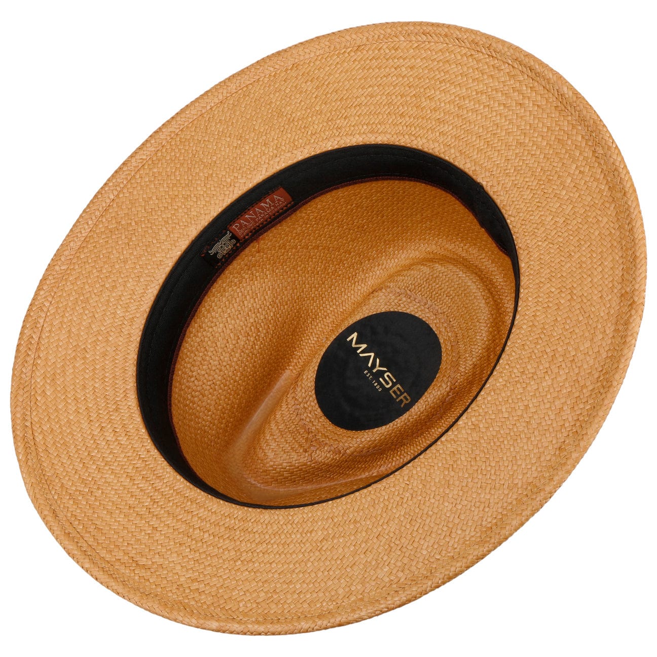Mayser Gero Panama Hat for Men & Women - Lightweight & Breathable Straw Hat for Summer, Beach, Travel & Outdoor Activities
