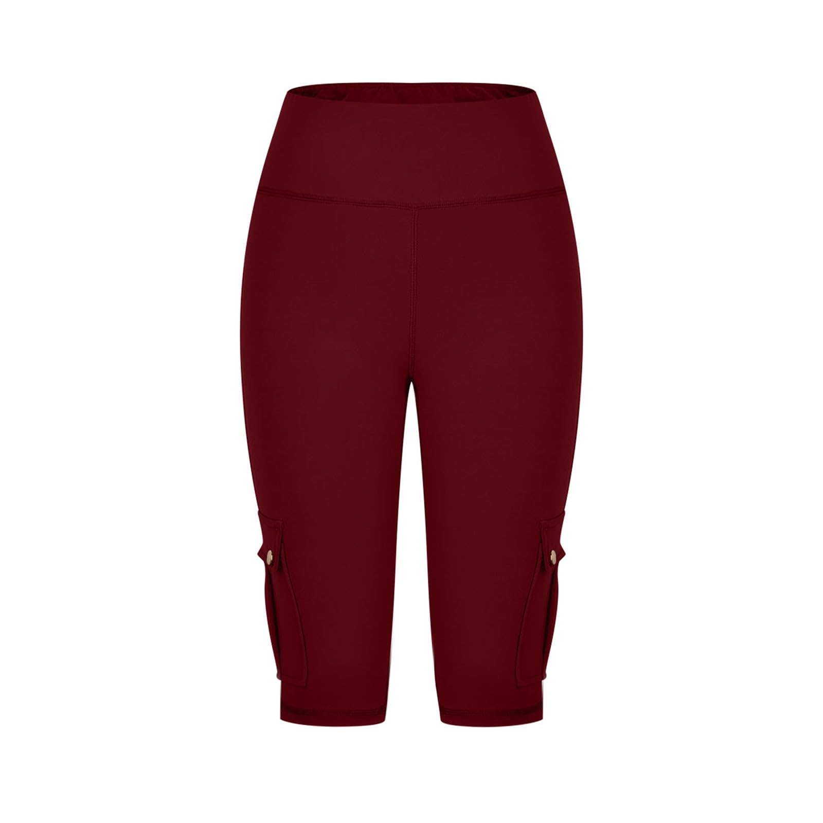 Women's High Waist Biker Shorts - Tummy Control Workout Leggings for Gym & Cycling