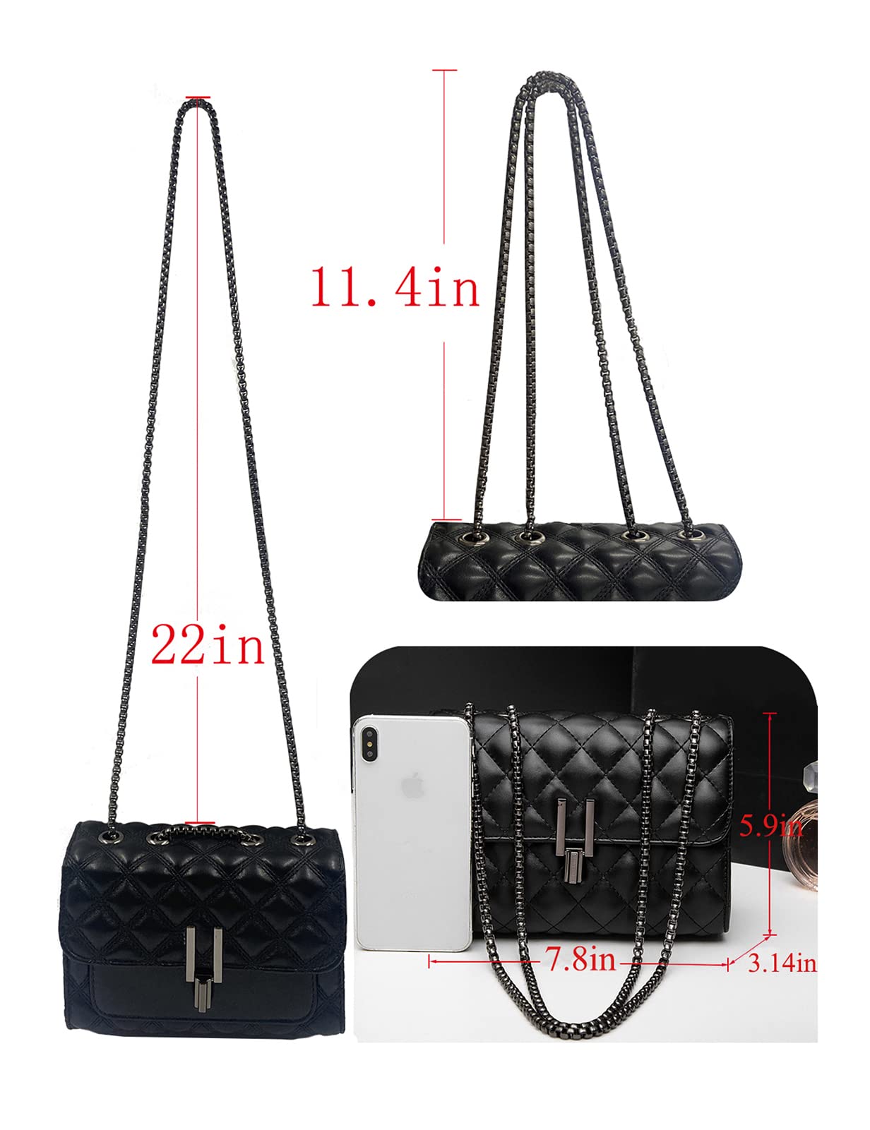 Stylish Women's Crossbody Bags - Fashionable Shoulder Bag & Clutch Purse Set | Perfect Gift for Her | Ideal for Work, Travel & Everyday Use