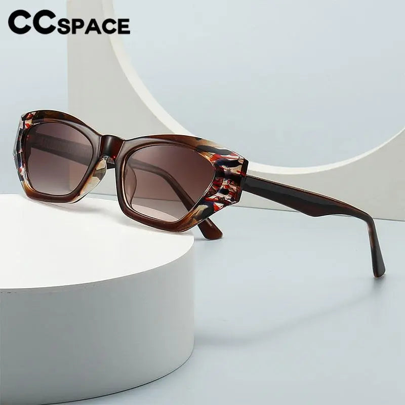 CCspace Unisex Full Rim Cat Eye Titanium Eyeglasses Frame - Lightweight TR90 Material (Model 56842) - Perfect for Reading, Work & Fashion Accessories