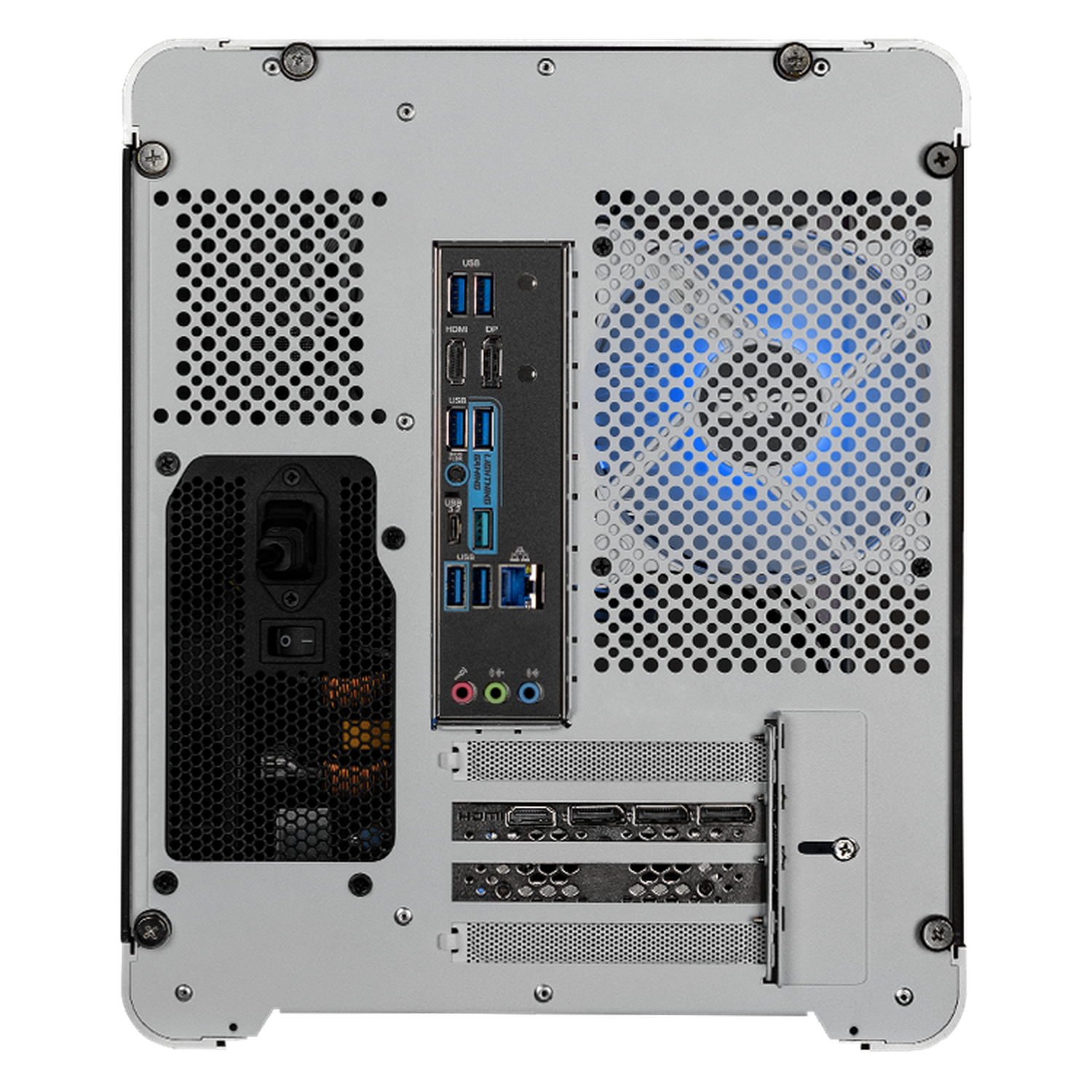 DXTGAMING Titan T6 Silver Gaming PC - NVIDIA GeForce RTX 4070 Super, Intel Core i9-14900F, 32GB DDR5 RAM, 1TB SSD, WiFi | High-Performance Desktop for 4K Gaming, Streaming & Content Creation