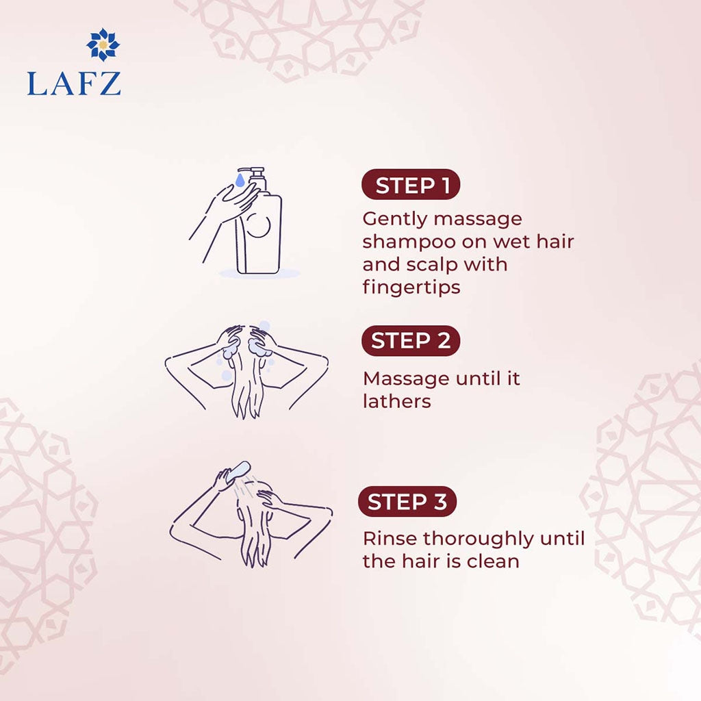 Lafz Hair Shampoo 200ml with Apple Cider Vinegar & Argan Oil - Sulfate Free & Nourishing for Dry, Damaged Hair - Perfect for Daily Use & Scalp Care