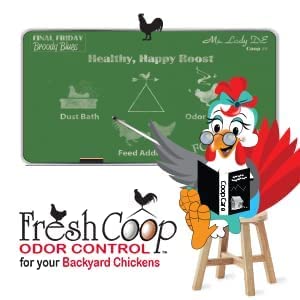 Progressive Planet Fresh Coop Odor Control, 7lb Jug - Ammonia Neutralizer & Moisture Absorber for Chicken Coops - Food-Grade Diatomaceous Earth & Citric Acid - Extends Poultry Bedding Life & Enhances Freshness - Ideal for Chicken Coop Maintenance & Odor Elimination