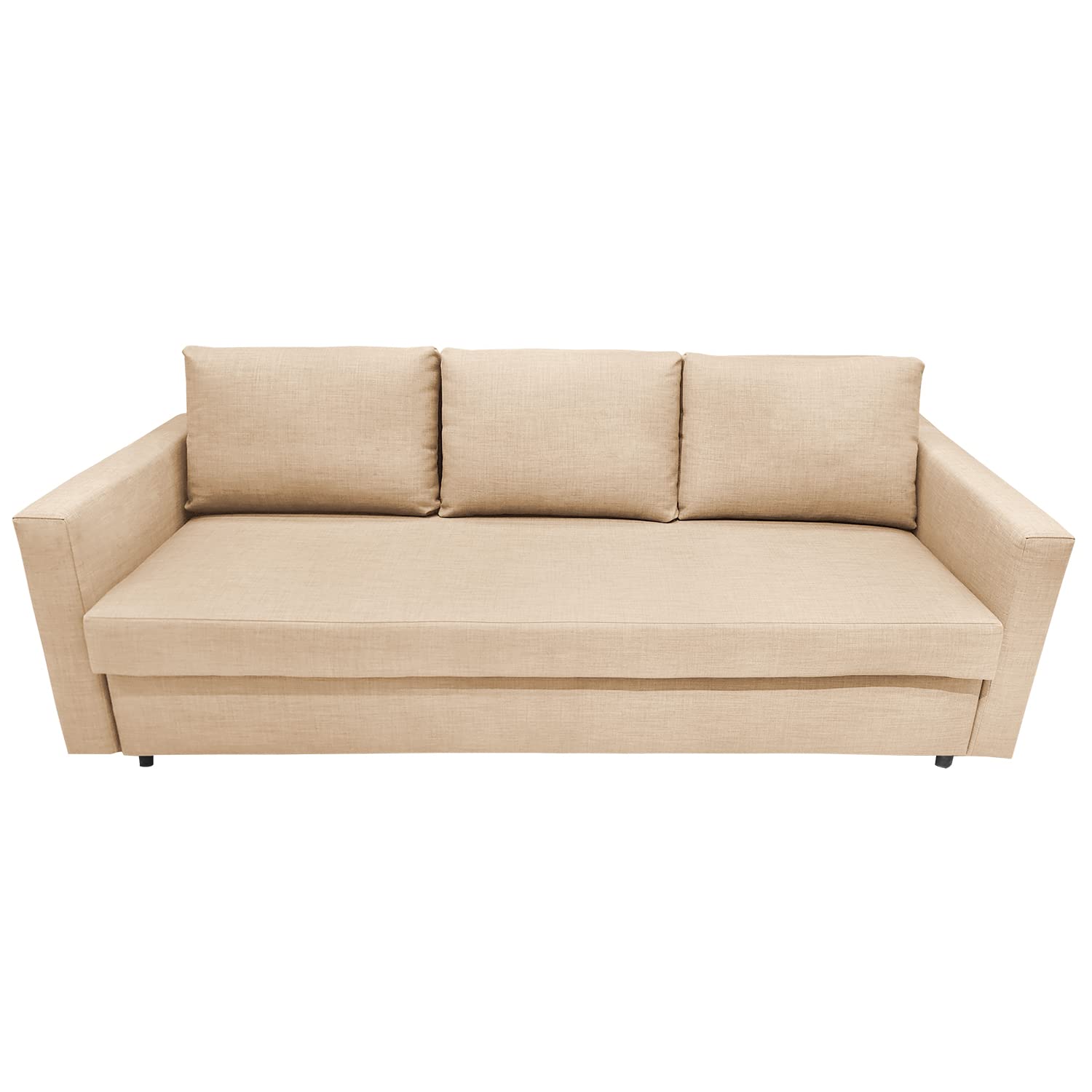 Stretchable Sofa Cover for IKEA Friheten 3-Seat Sleeper Sofa - Universal Fit Slipcover with Cushion Covers for Small Couches - Perfect for Living Room, Home Theater & Guest Room Protection