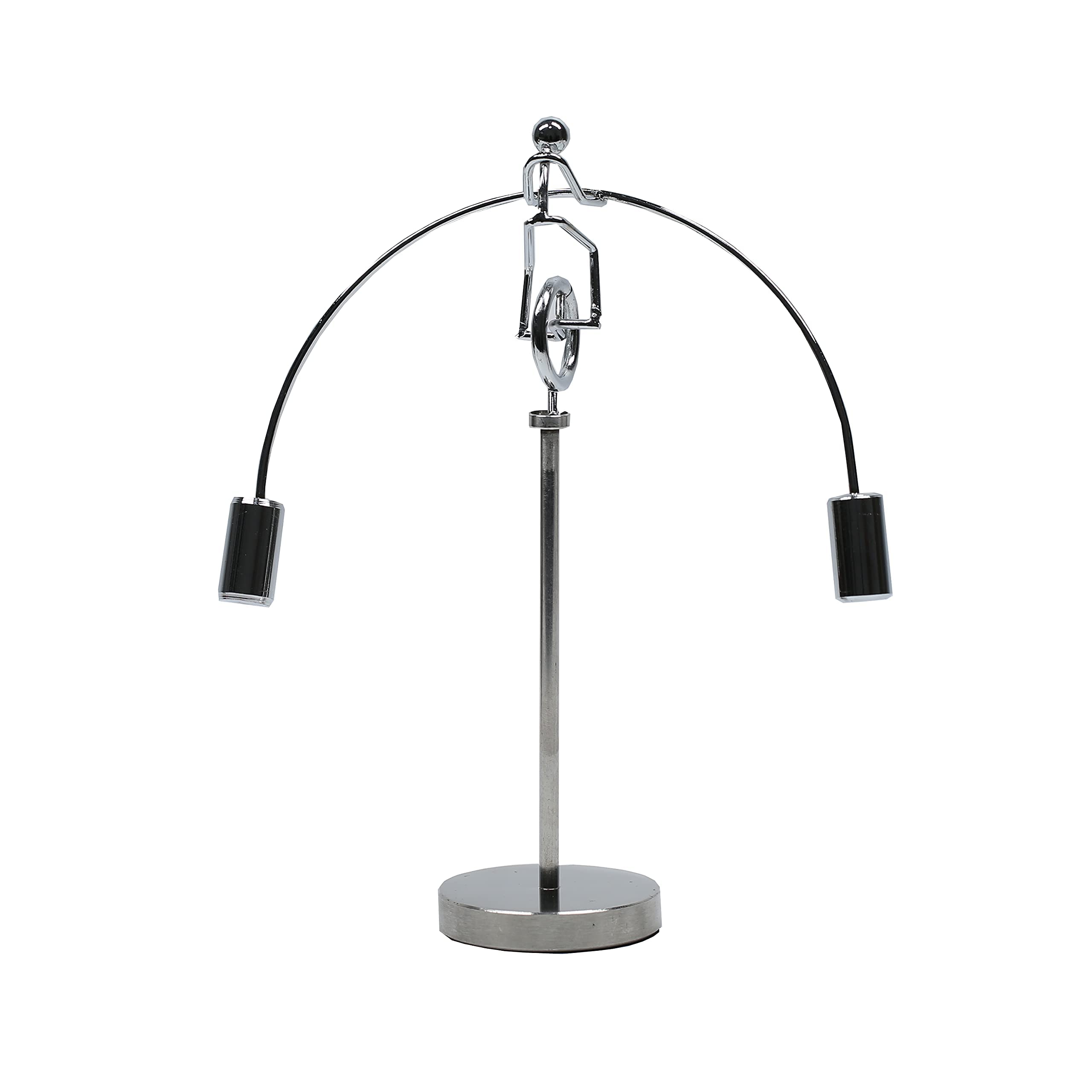 MagicTech Steel Balance Toy - Kinetic Art Desk Decor for Home & Office | Stress Relief & Focus Aid | Science Psychology Gift for Adults & Kids (PH06-PH04)