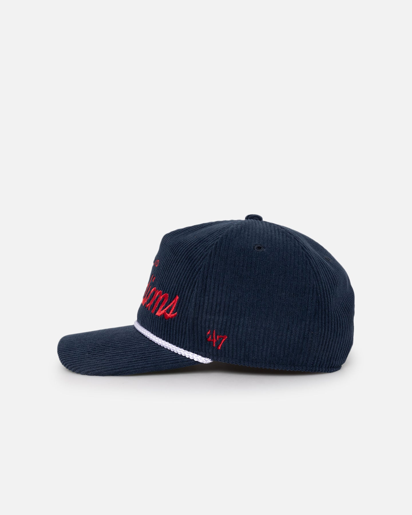 47 Brand Cleveland Guardians MLB Opening Day Snapback Hat - Navy Blue Adjustable Crossrope Hitch Cap for Baseball Fans & Sports Enthusiasts - Perfect for Games, Tailgating & Everyday Wear